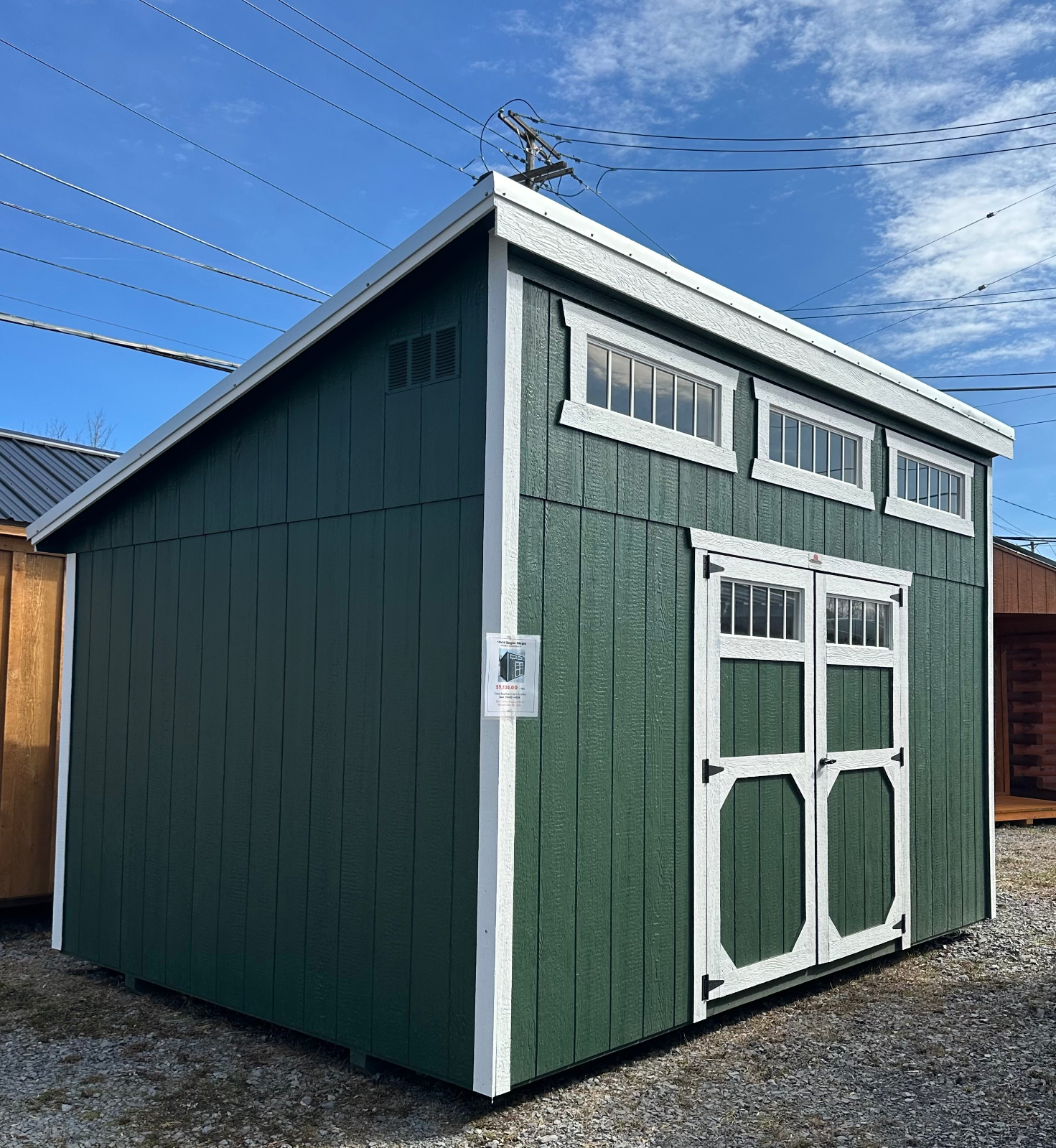 10' x 14' 10x14 Single Slope Shed  for sale in Auburn, NY