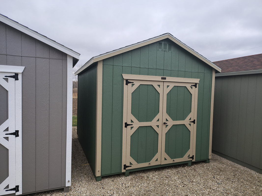 10' x 12' 10x12 Gable shed with 7-1/2 walls for sale in OVID, MI