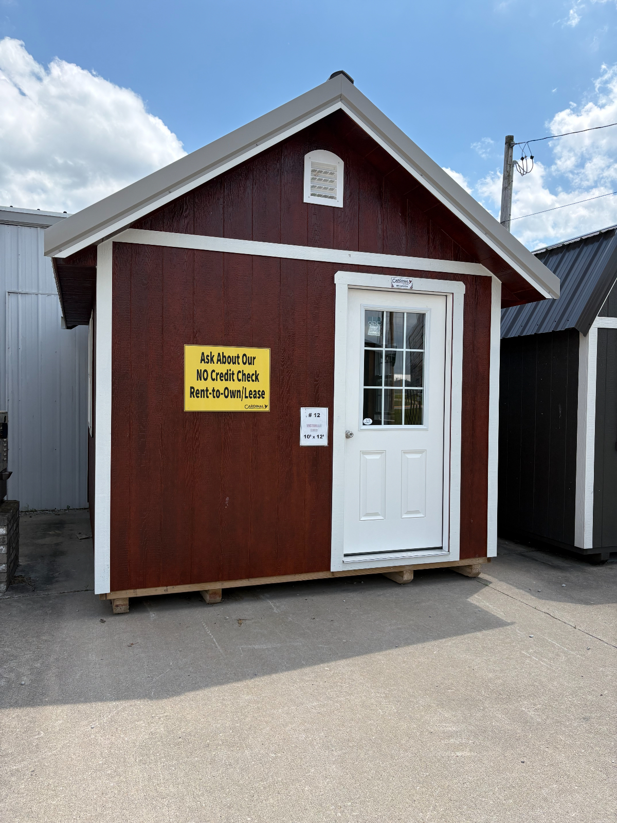 10' x 12' Victorian A-Frame Shed 10x12 for Small Space Organization in Anna, IL for sale in Anna, IL
