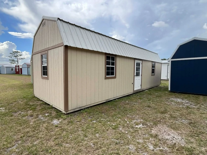 12' x 32' 12x32 Side Lofted Barn #7687  for sale in Starke, FL