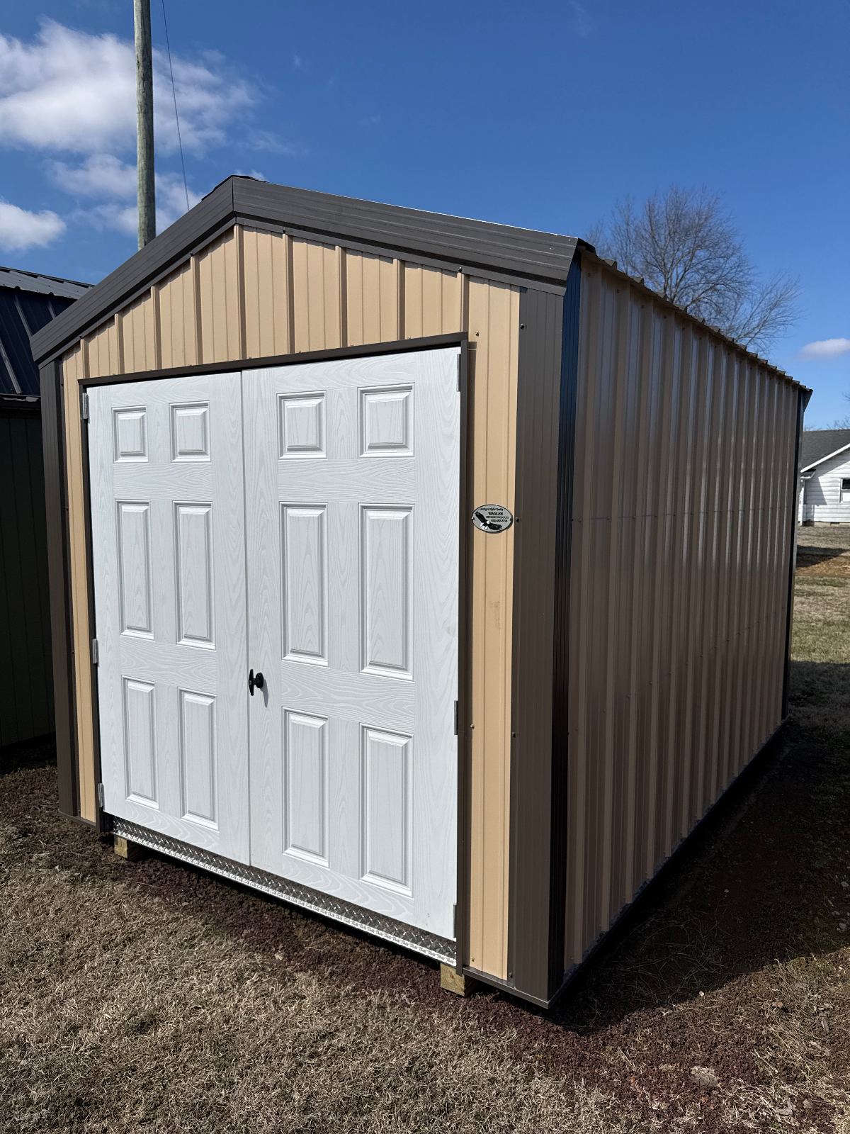 8' x 12' A-Frame 8x12 Classic Shed for Compact Tool Storage in Mt. Carmel, IL for sale in Mt. Carmel, IL