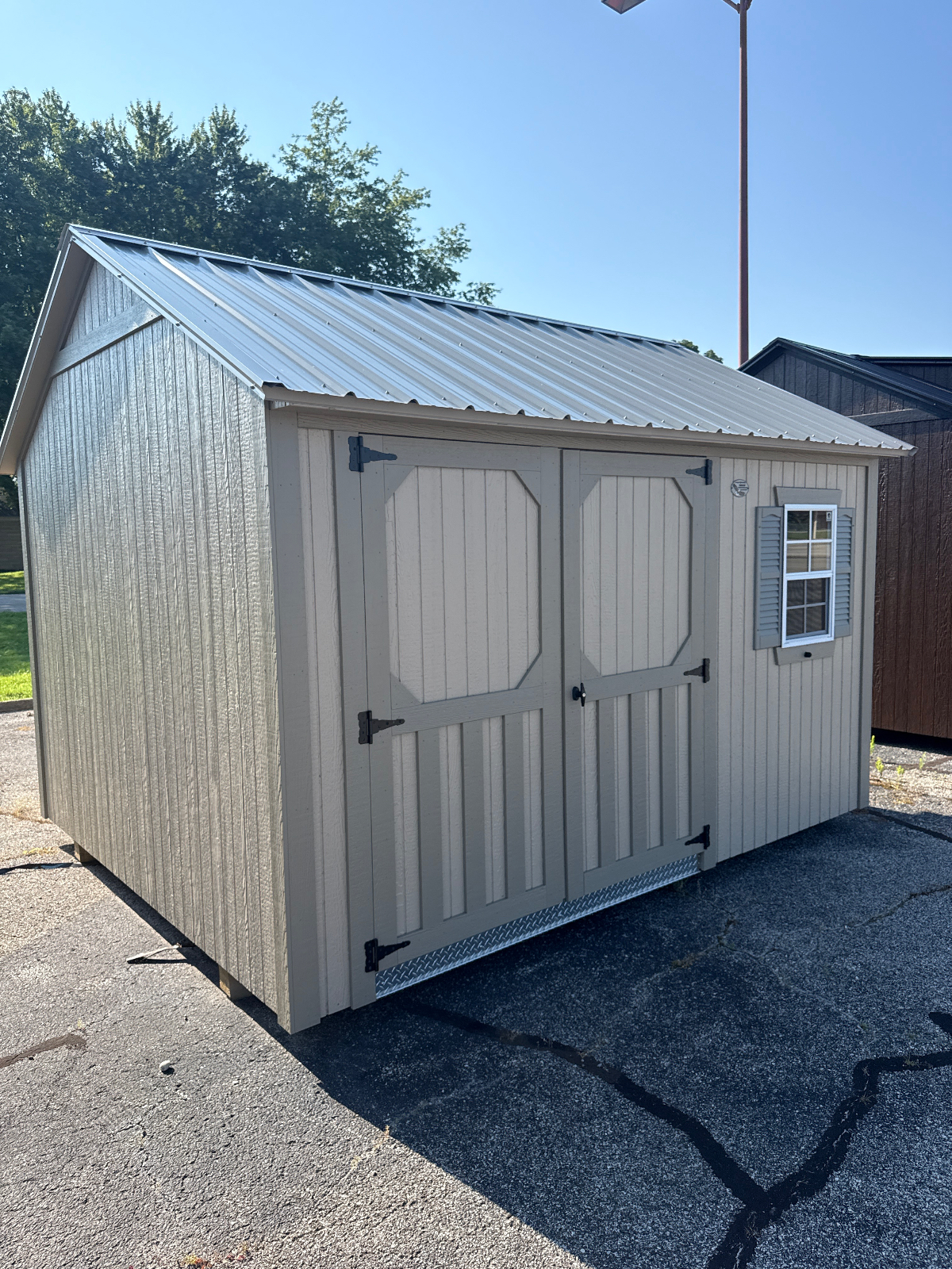 10' x 12' 10x12 Elite A-Frame Shed with workbench for Compact Garden Storage at Morgan Avenue in Evansville, IN for sale in Evansville, IN