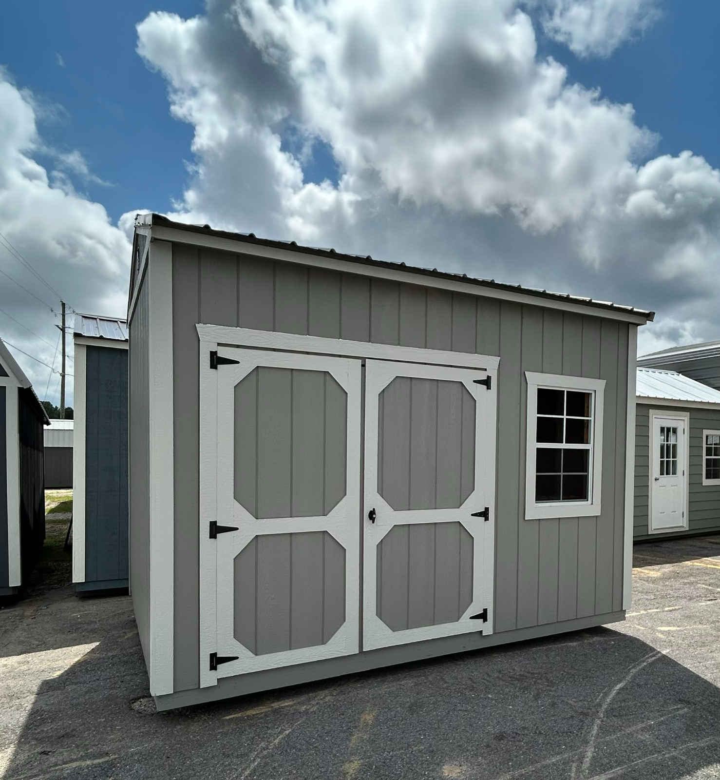 8' x 12' A-Frame 8x12 Garden Shed for Compact Tool Storage in Gulfport, MS for sale in Gulfport, MS
