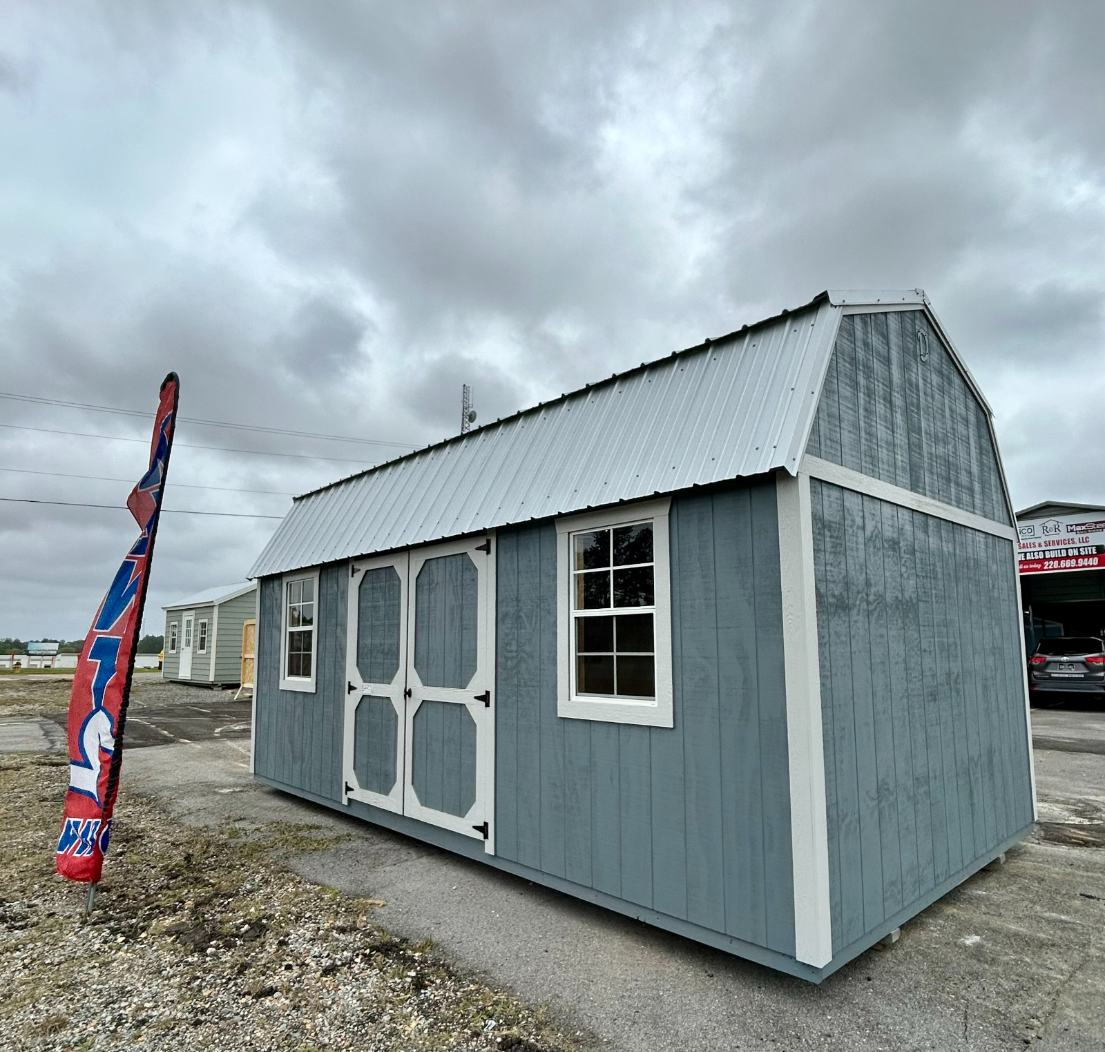 10' x 20' Lofted Barn Shed 10x20 for Hobby & Tool Storage in Gulfport, MS for sale in Gulfport, MS