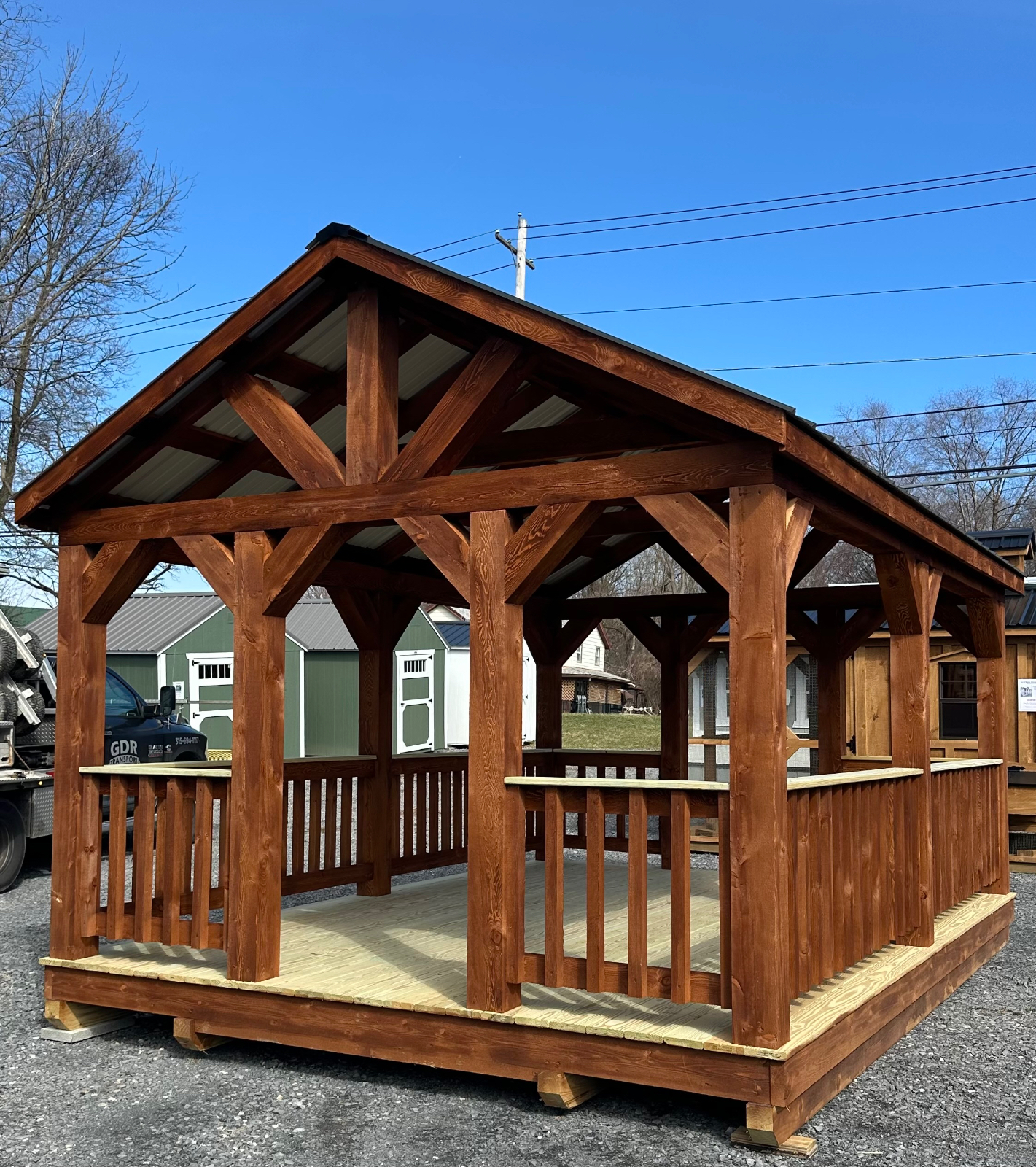 12' x 16' 12x16 Rustic Post and Beam Pavilion for sale in Auburn, NY