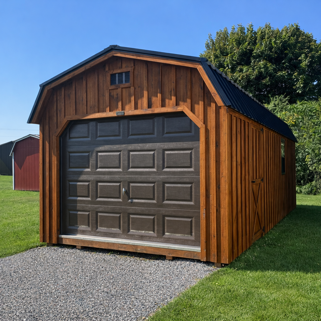 12' x 24' 12x24 Gambrel Garage for Vehicle & Equipment Storage in Caledonia, NY for sale in Caledonia, NY