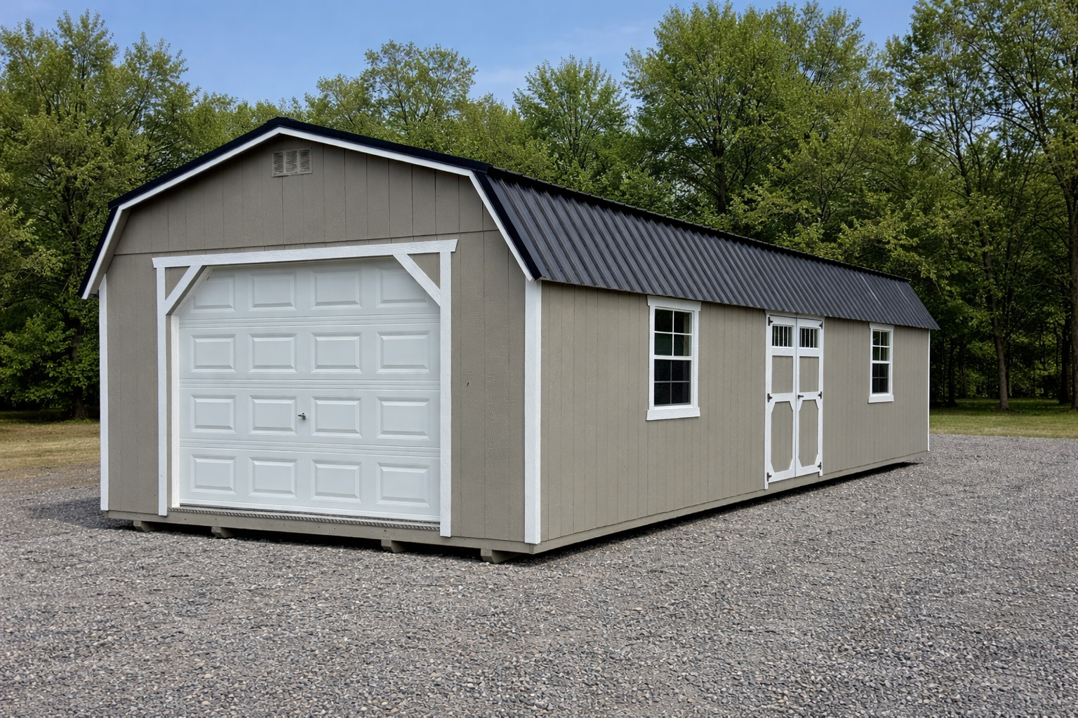 14' x 40' 14x40Lofted Gambrel Garage - Heavy Equipment Storage in Caledonia, NY for sale in Caledonia, NY