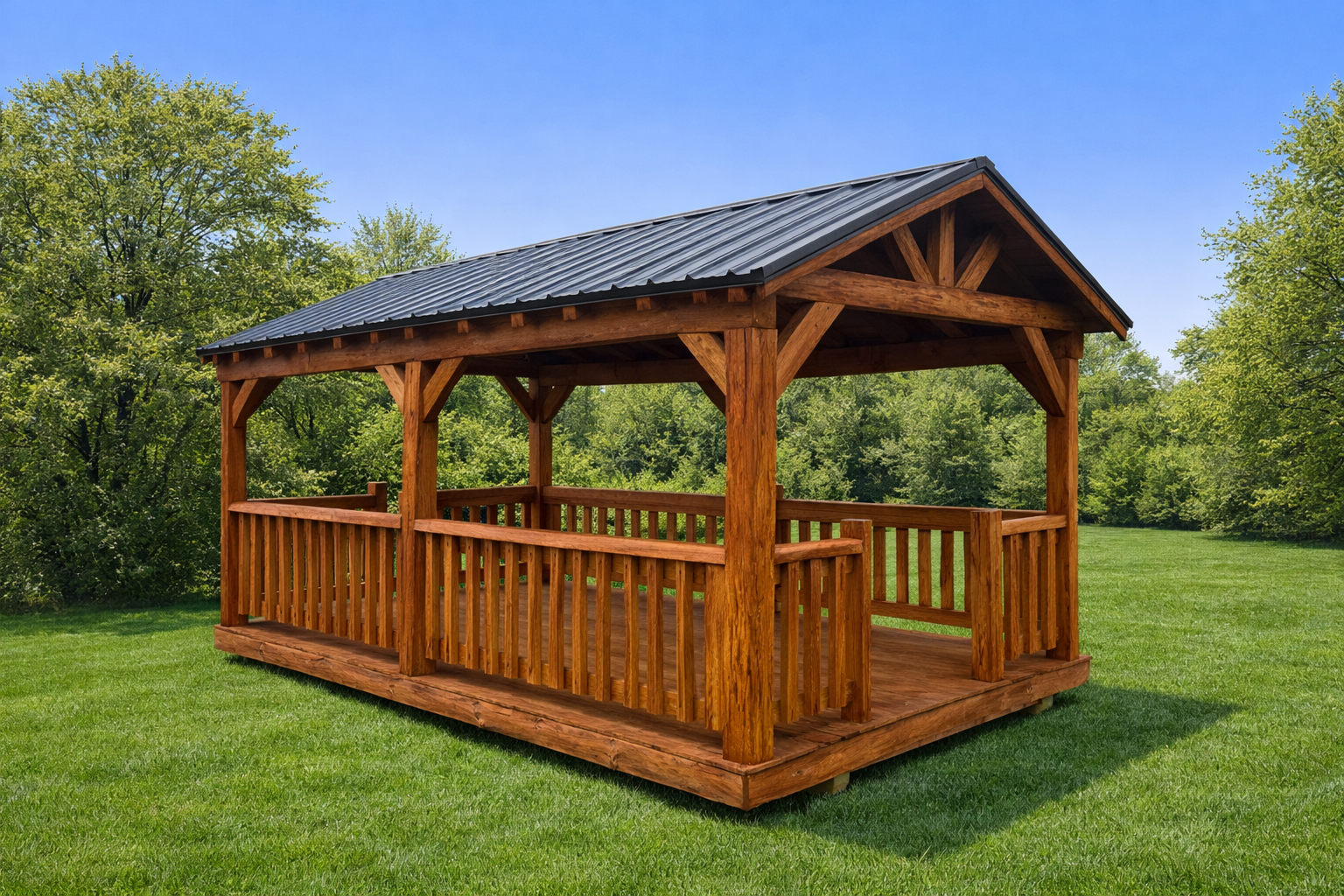 10' x 16' 10x16 Versatile Rustic Pavilion Storage A-Frame in Caledonia, NY for sale in Caledonia, NY