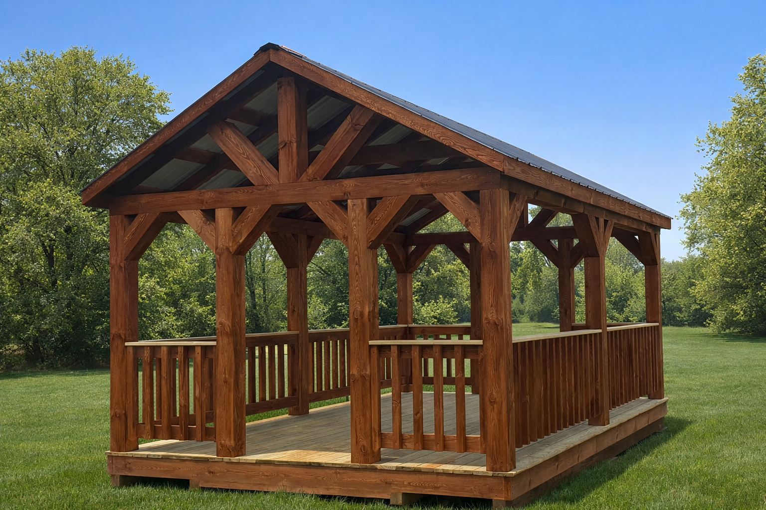 12' x 16' 12x16 Versatile A-Frame Pavilion for Outdoor Gatherings in Caledonia, NY for sale in Caledonia, NY