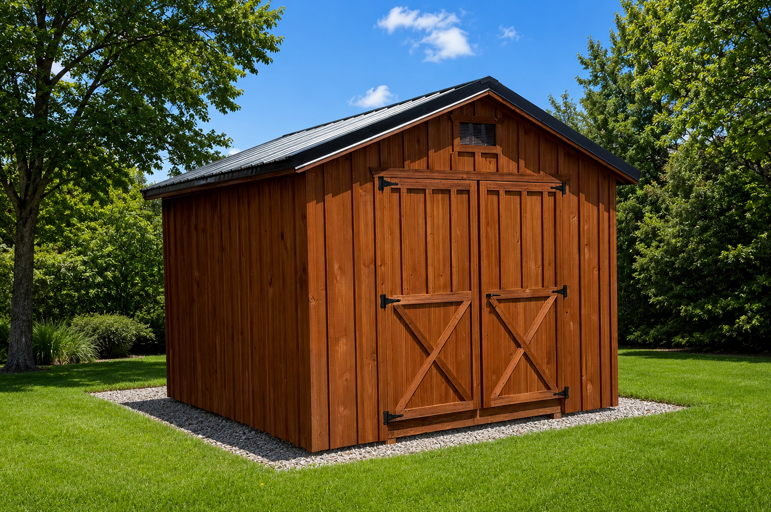 10' x 12' 10x 12 Compact A-Frame Garden Tool Shed in Caledonia, NY for sale in Caledonia, NY