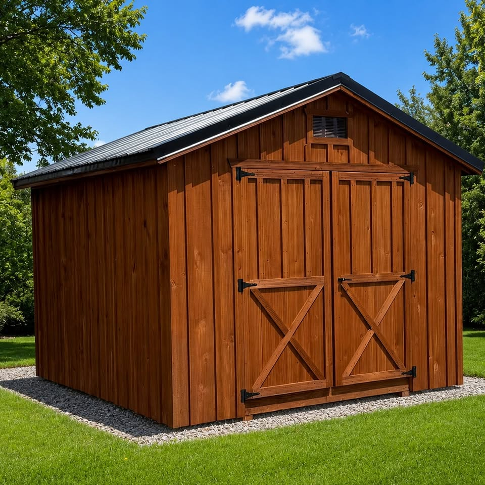 10' x 12' 10 x 12Utility A-Frame Shed for Small Space Organization in Caledonia, NY for sale in Caledonia, NY