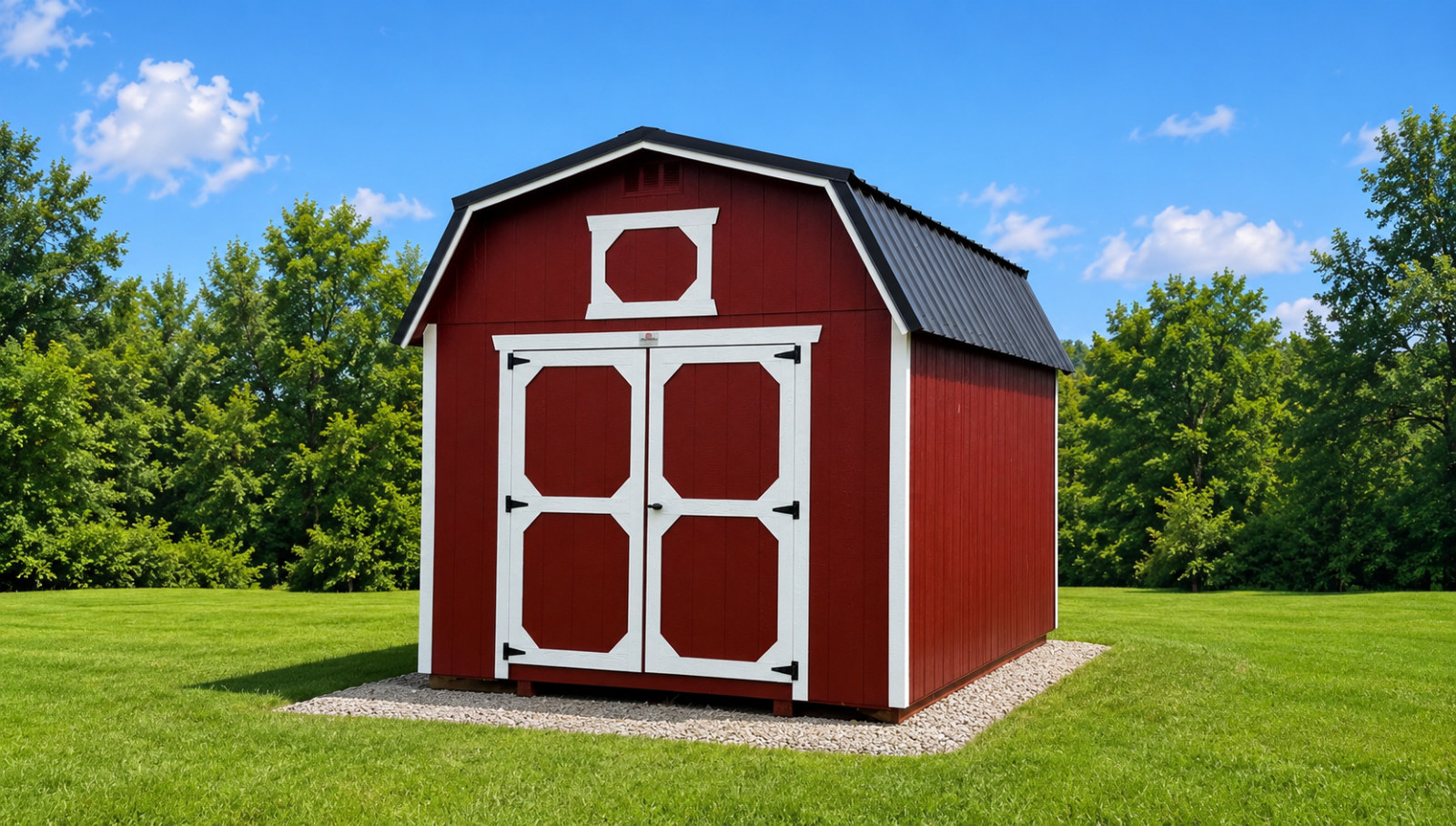 10' x 14' 10x14 Efficient Lofted Gambrel Shed by Gigglin Pig in Caledonia, NY for sale in Caledonia, NY