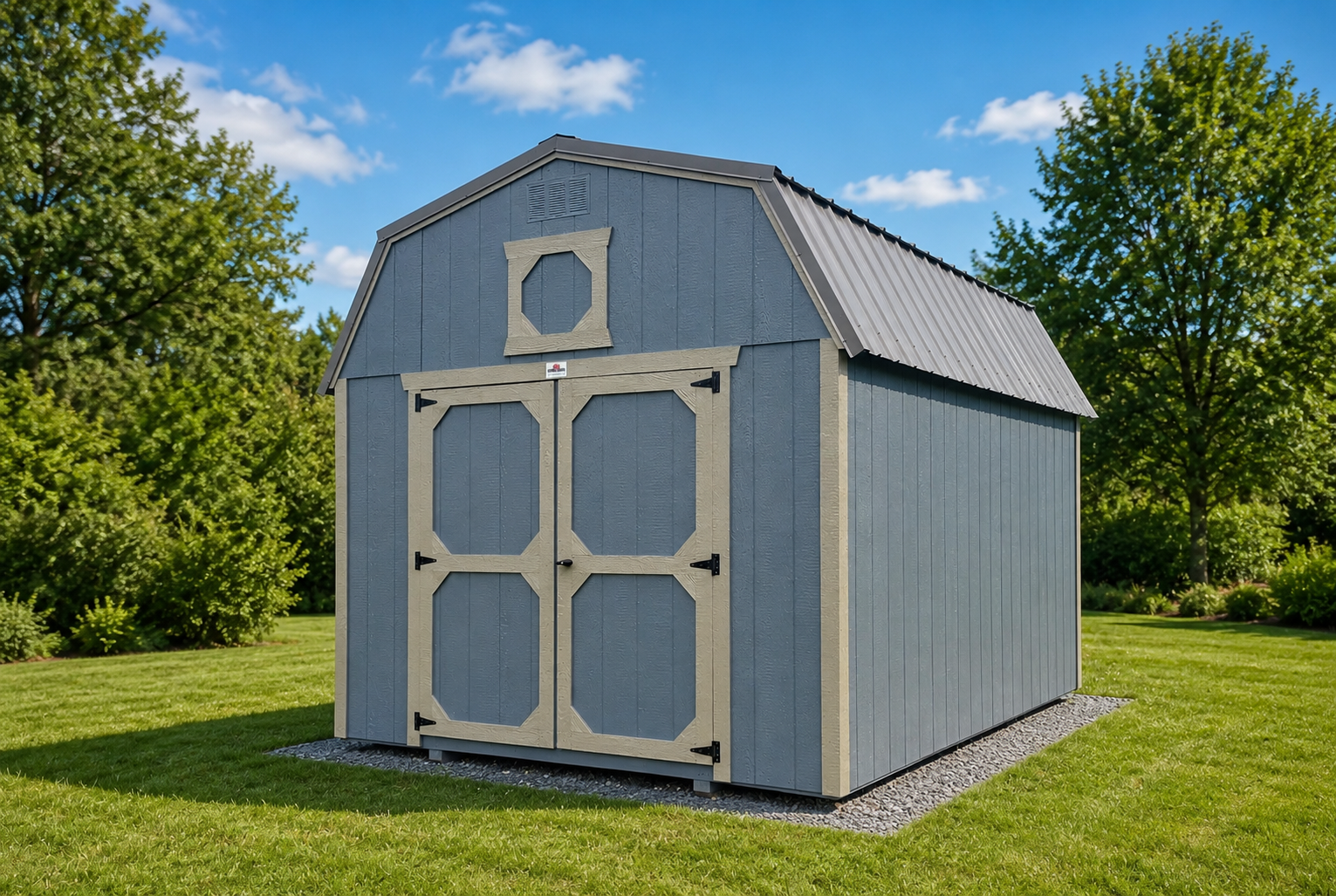 10' x 14' 10X14 Lofted Gambrel Shed for Compact Workshop Storage in Caledonia, NY for sale in Caledonia, NY