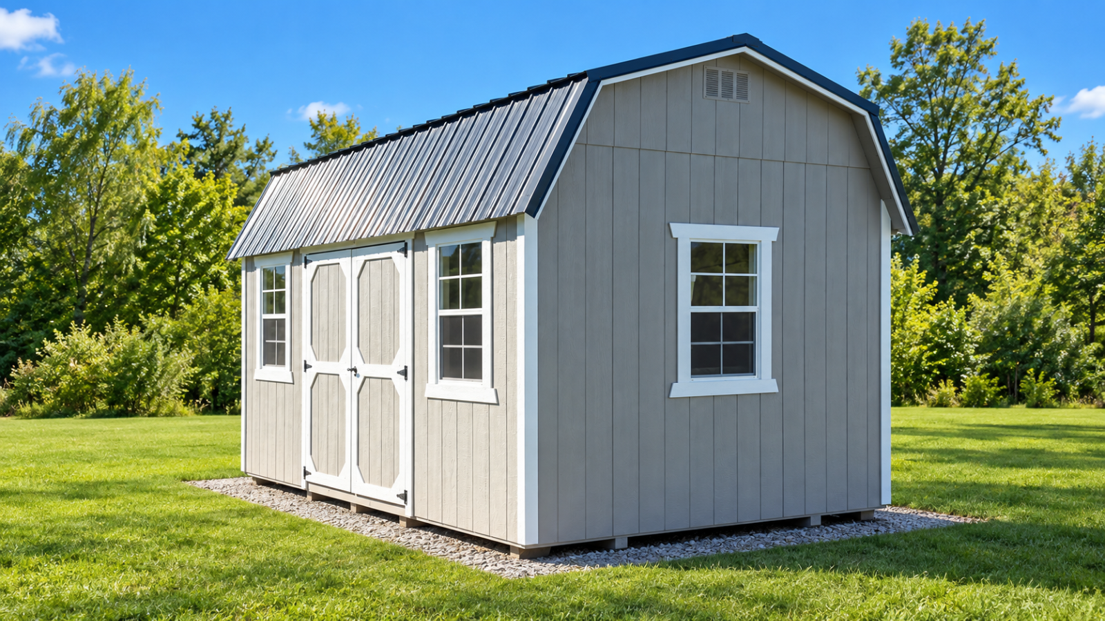 10' x 16' 10x16 Lofted Gambrel Shed for Workshop & Equipment Storage in Caledonia, NY for sale in Caledonia, NY