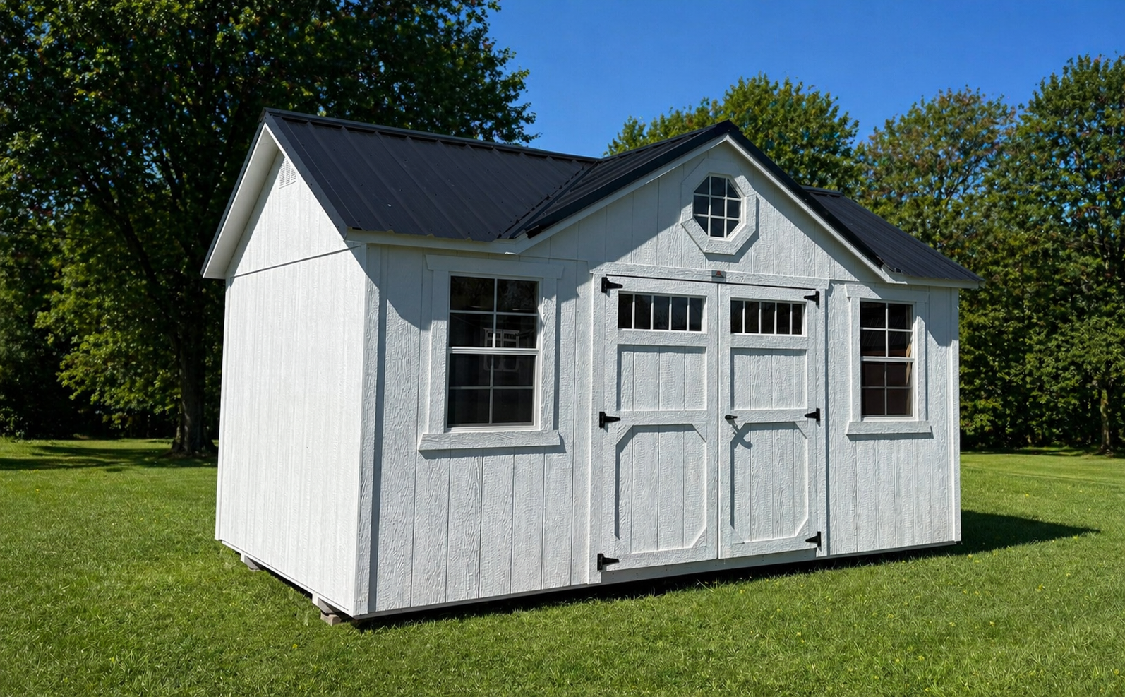 10' x 16' 10x16 Gable Dormer Utility Shed Workshop & Equipment Storage in Caledonia, NY for sale in Caledonia, NY