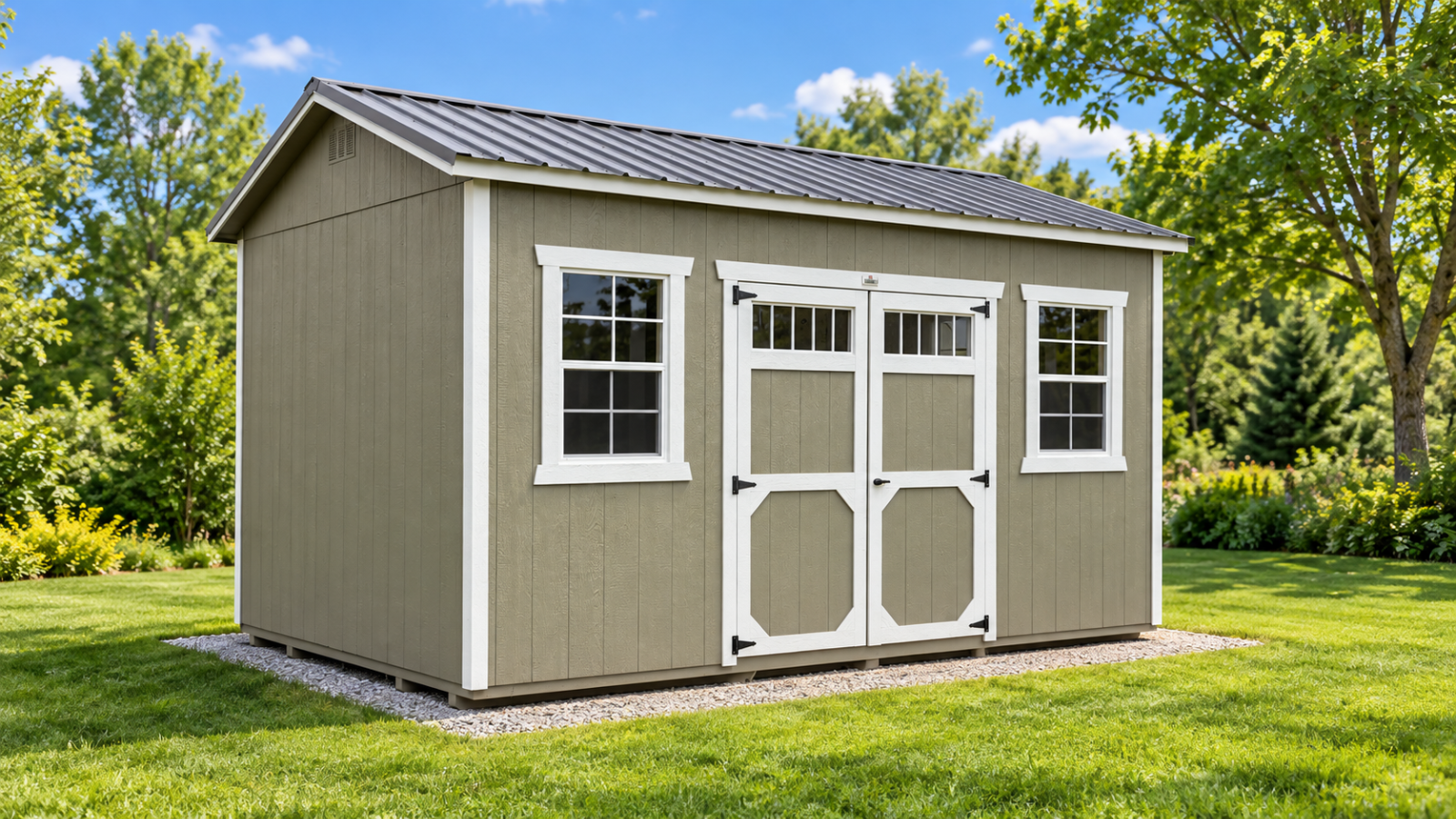 12' x 16' 12x16 Utility A-Frame Shed for Hobby & Tool Storage in Caledonia, NY for sale in Caledonia, NY