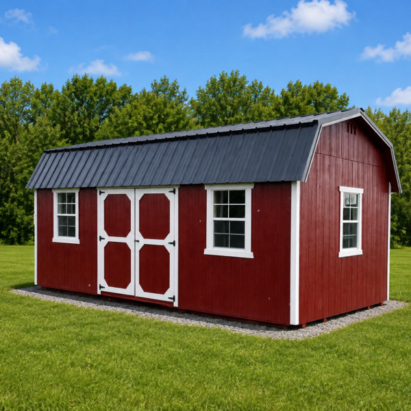 12' x 20' 12x20 Lofted Gambrel Shed - Multi-Use Storage in Caledonia, NY for sale in Caledonia, NY