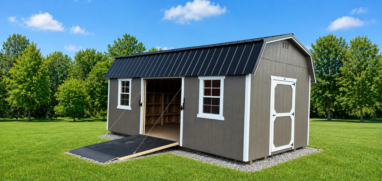 12' x 20' 12 x 20 Lofted Gambrel Shed for Workshop & Storage in Caledonia, NY for sale in Caledonia, NY