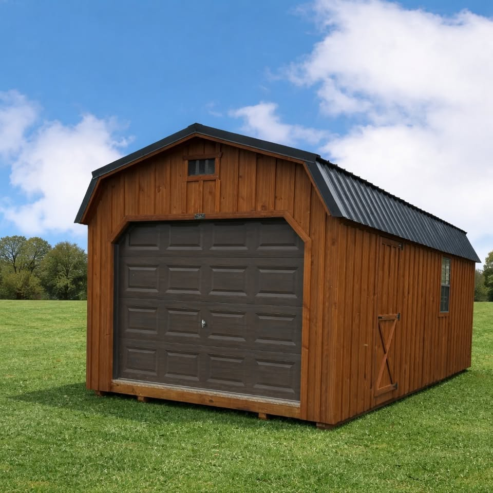12' x 24' 12x24 Deluxe Gambrel Garage for Equipment & Vehicle Storage in Caledonia, NY for sale in Caledonia, NY