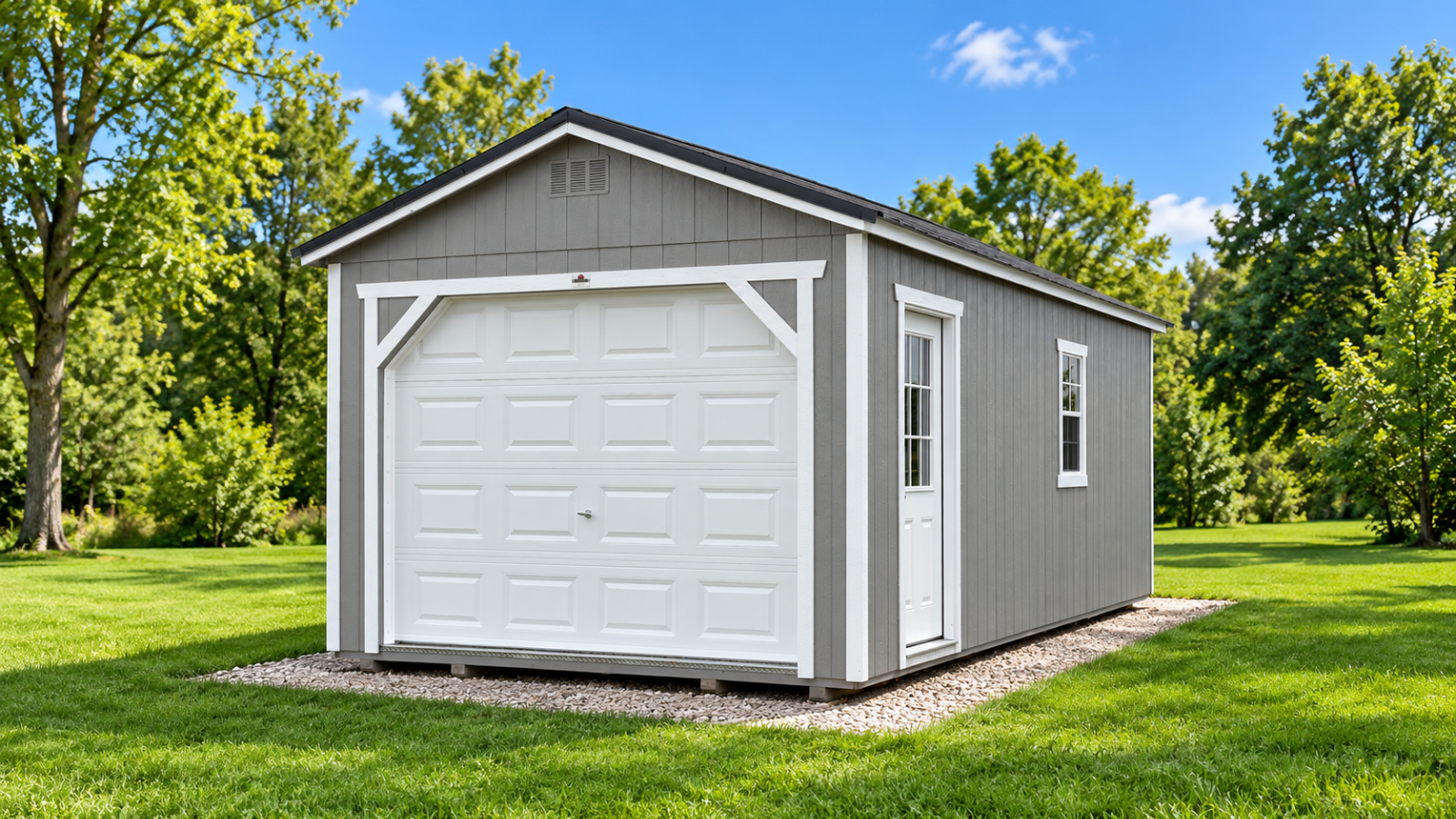 12' x 24' 12x24 A-Frame Utility Garage for Multi-Vehicle Storage in Caledonia, NY for sale in Caledonia, NY
