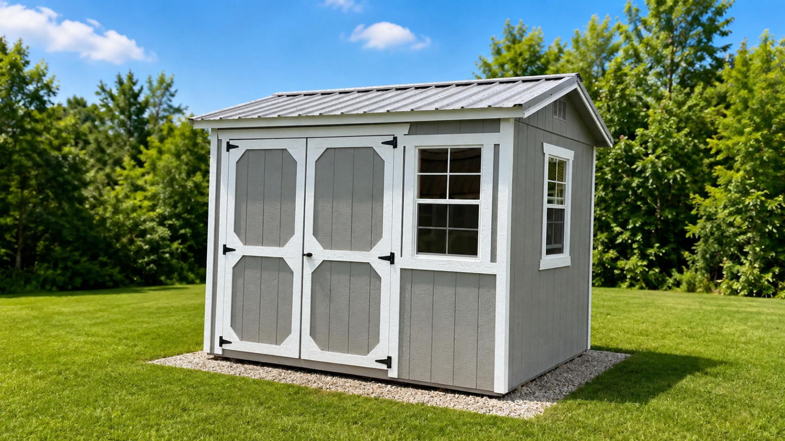 8' x 10' 8x10 Compact Garden Tool Shed A-Frame in Caledonia, NY for sale in Caledonia, NY