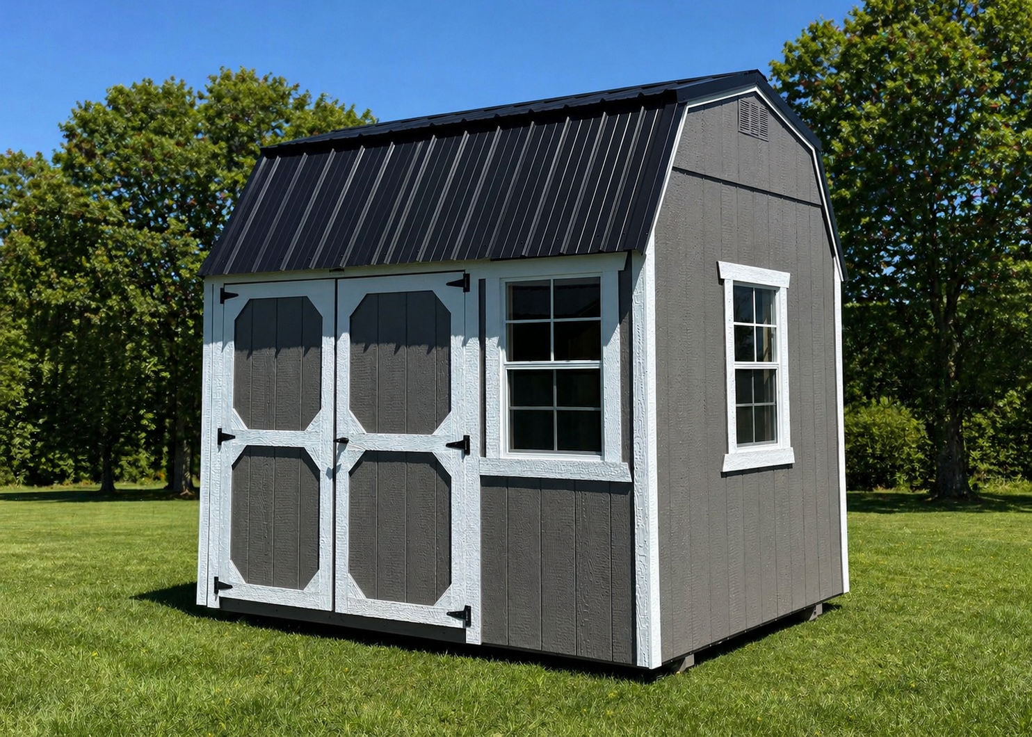 8' x 10' 8x10 Compact Garden Tool Storage Shed Gambrel in Caledonia, NY for sale in Caledonia, NY