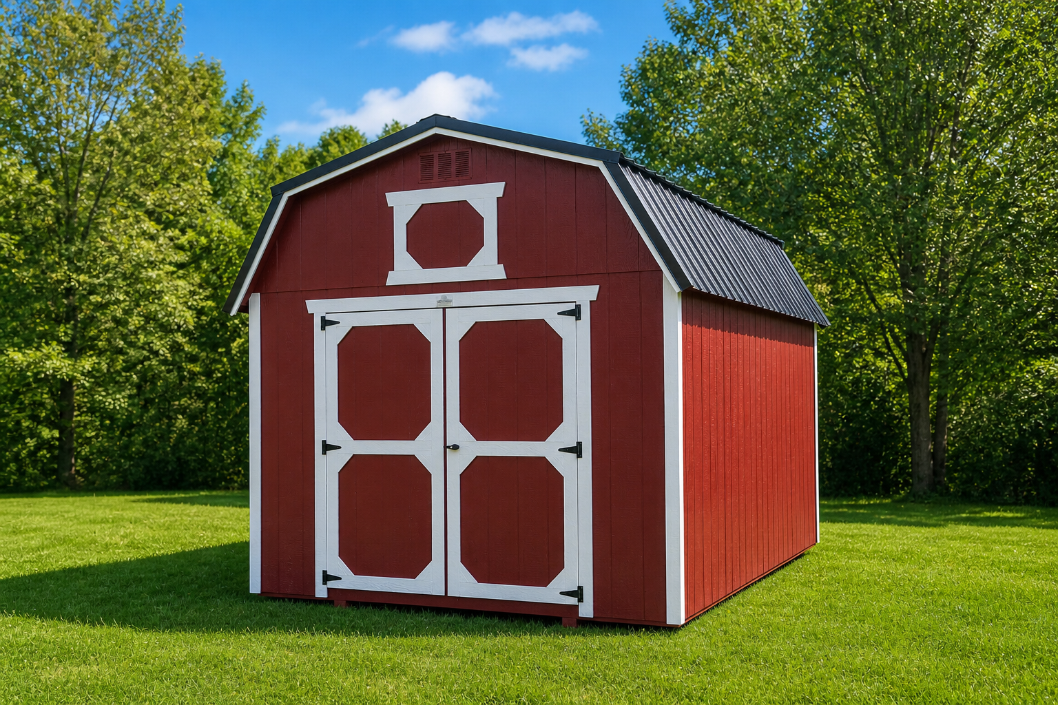 10' x 16' 10x16 Compact Tool Storage Shed Gambrel in Caledonia, NY for sale in Caledonia, NY