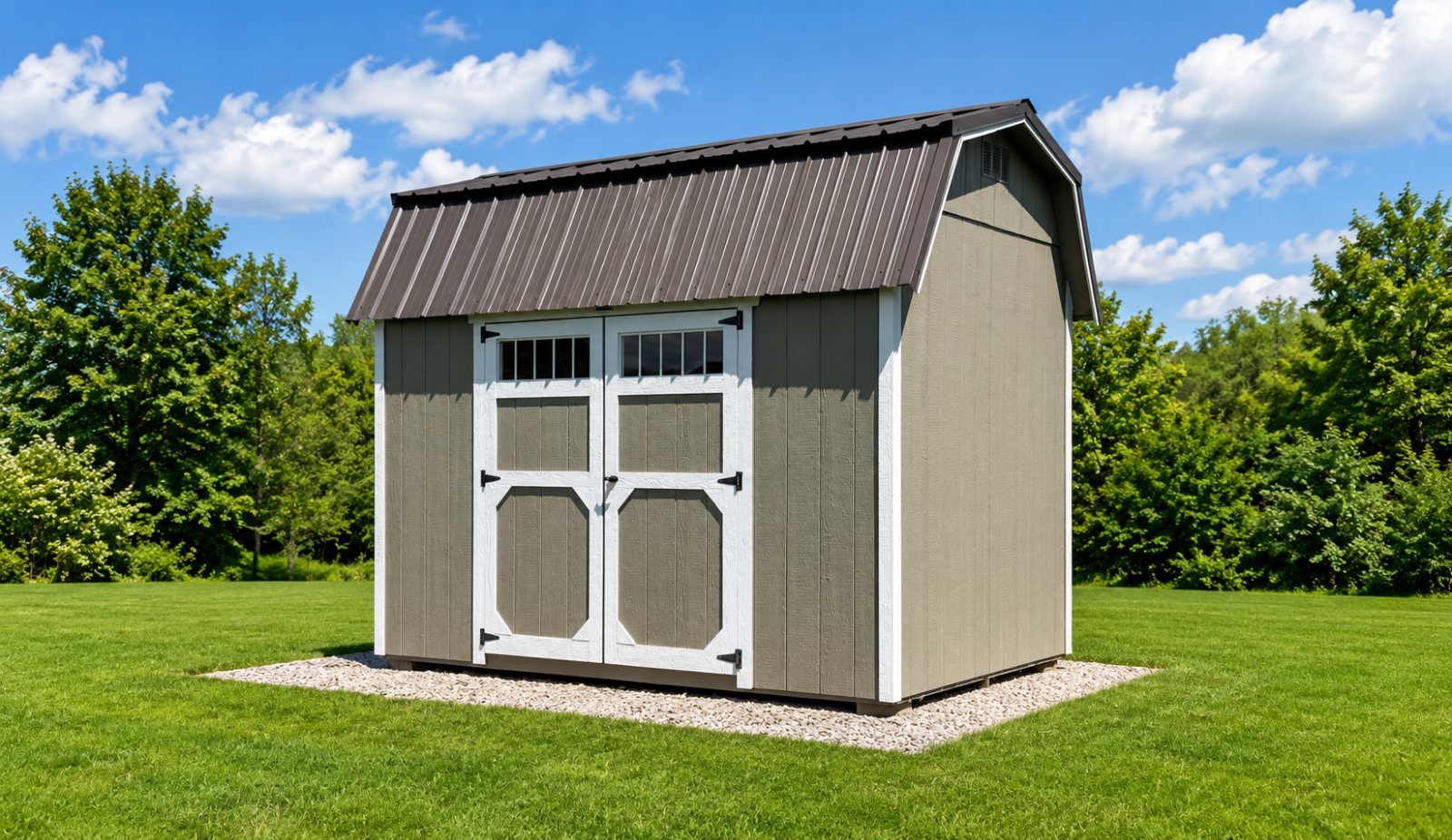 8' x 12' 8x12 Lofted Gambrel Shed for Compact Tool Storage in Caledonia, NY for sale in Caledonia, NY