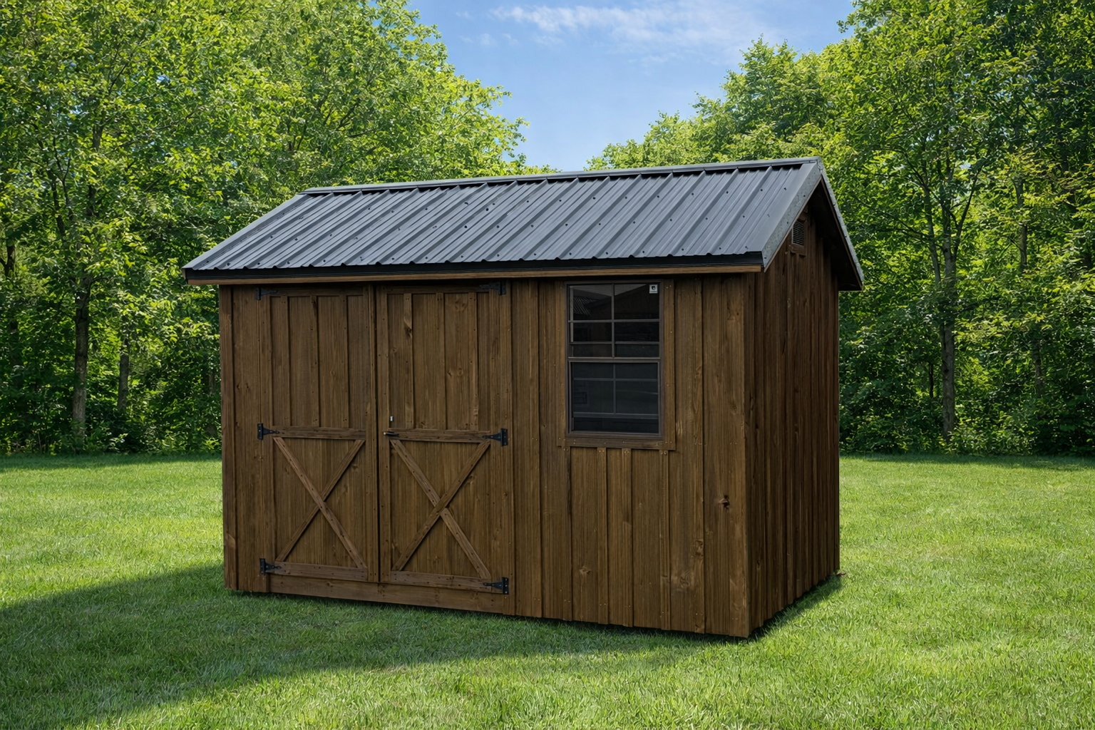8' x 12' 8x12 Compact Outdoor Storage Shed A-Frame in Caledonia, NY for sale in Caledonia, NY