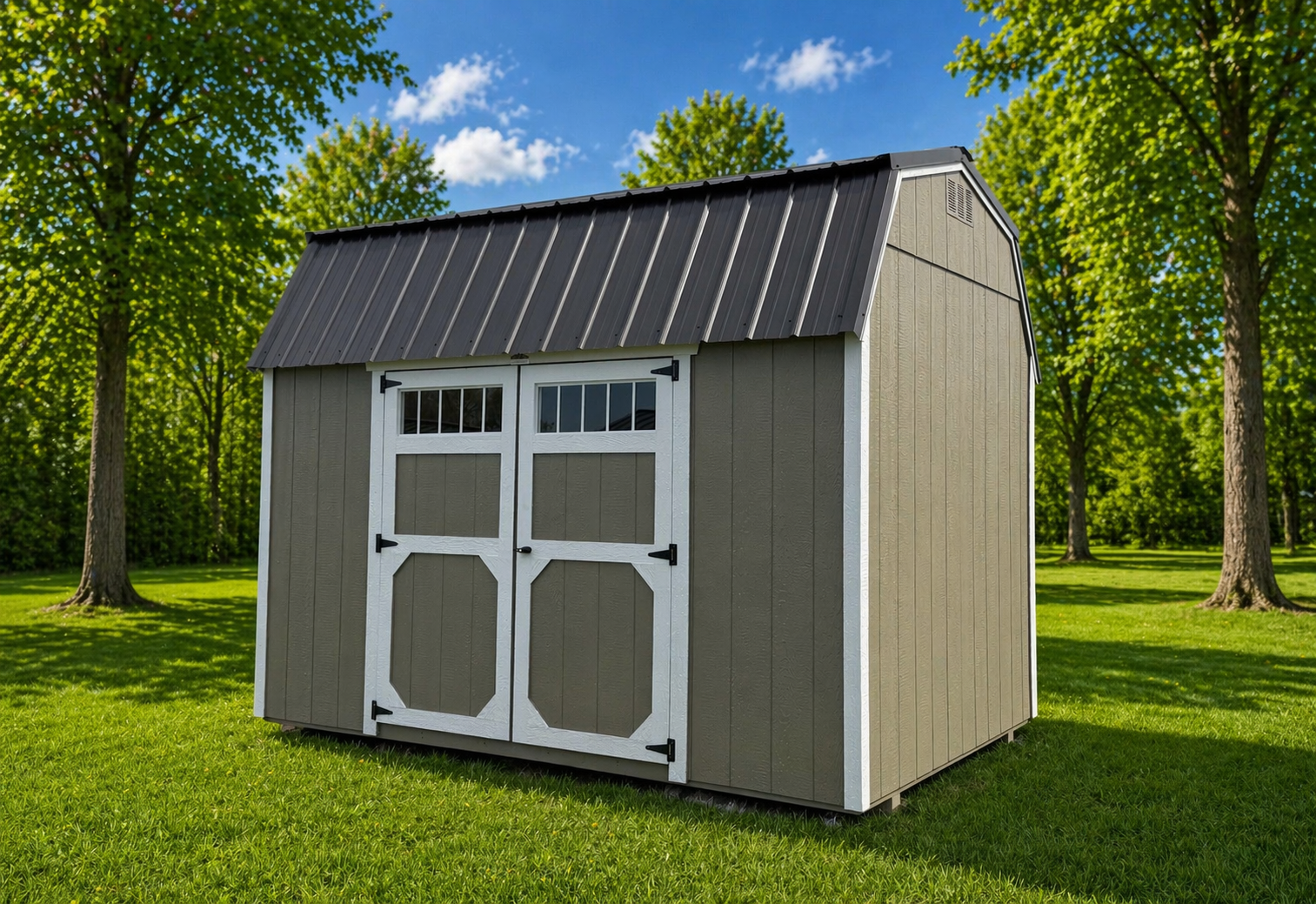 8' x 12' 8X12 Lofted Gambrel Shed for Compact Tool Storage in Caledonia, NY for sale in Caledonia, NY