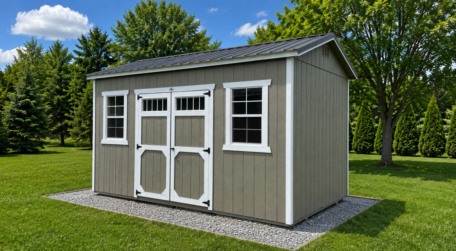 10' x 16' 10x16 Utility A-Frame Shed for Hobby & Tool Storage in Caledonia, NY for sale in Caledonia, NY