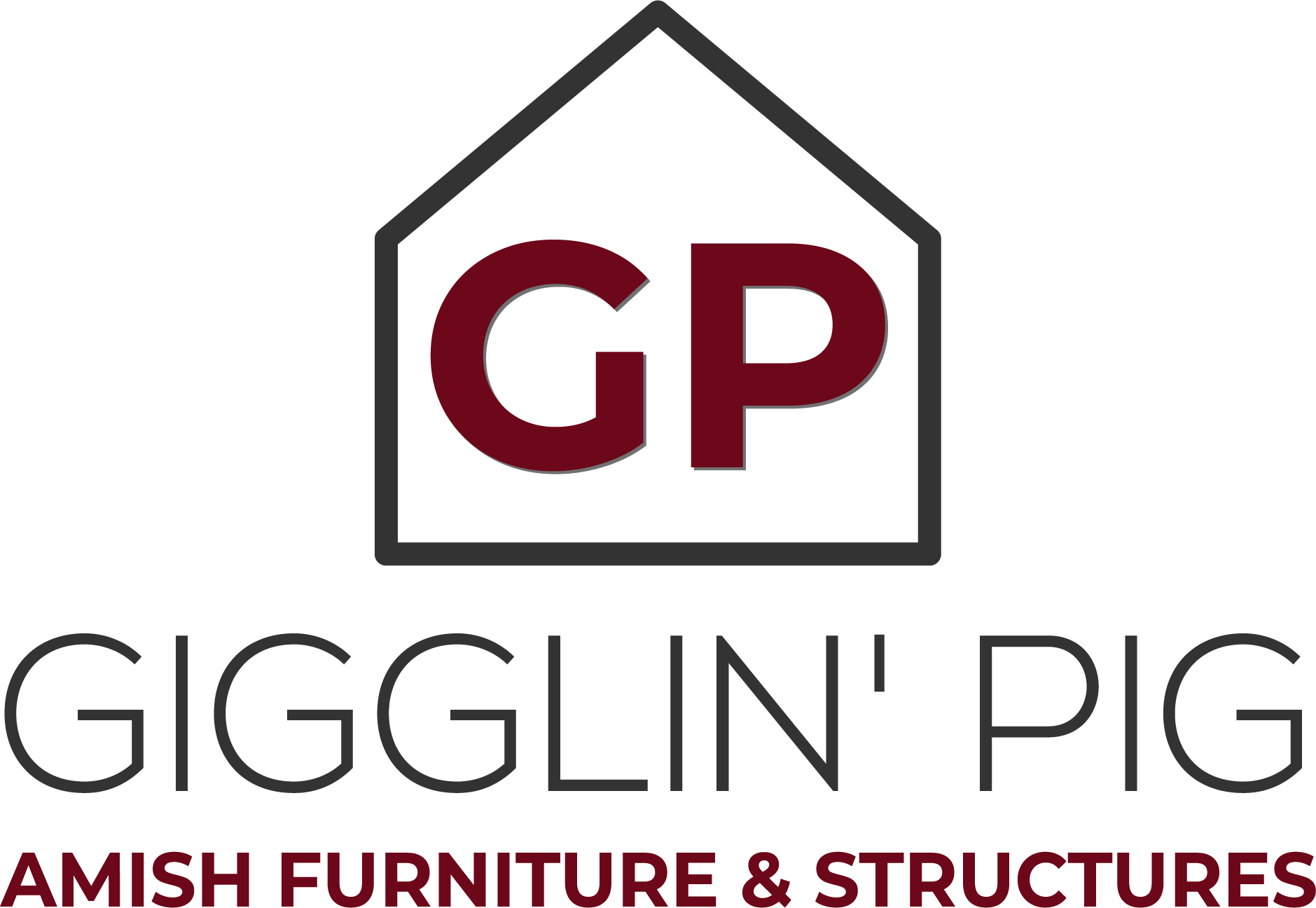  Gigglin Pig of Caledonia New York 14423 Logo on http://ShedsForSale.com