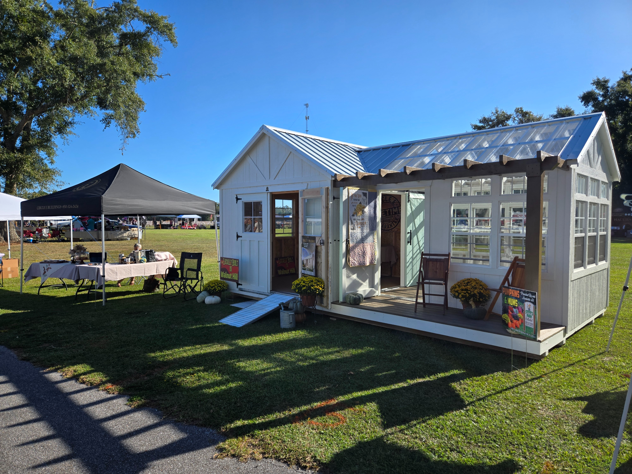  Circle E Buildings of Walnut Hill Florida 32568 Logo on http://ShedsForSale.com