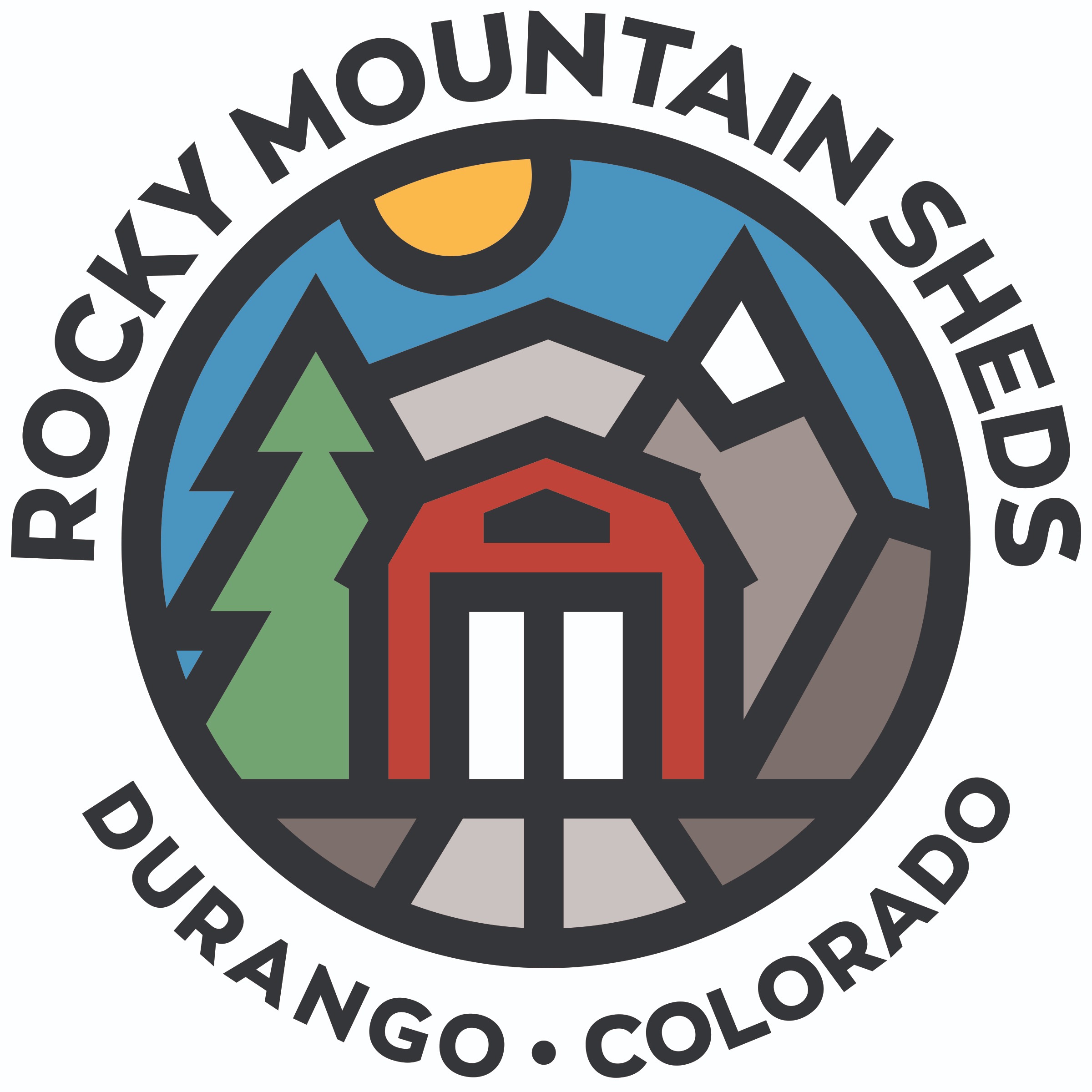  Rocky Mountain Sheds of Durango CO 81303 Logo on http://ShedsForSale.com