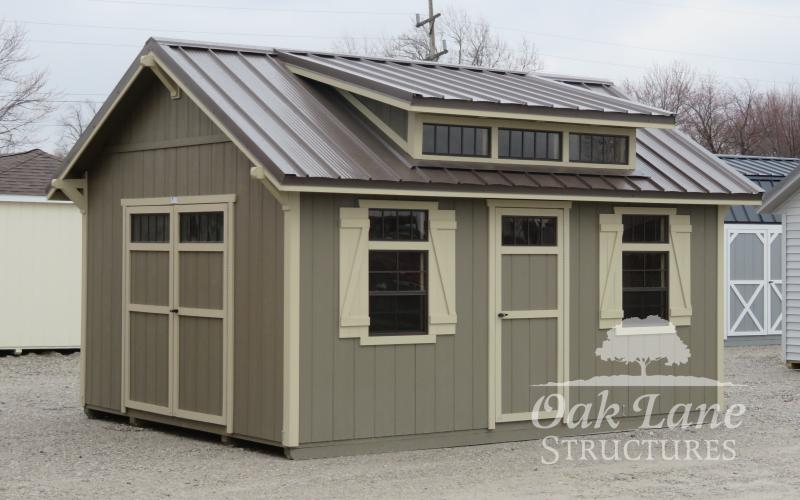 12 x 16 Garden Shed For Sale from Oak Lane Structures in Flora, IN