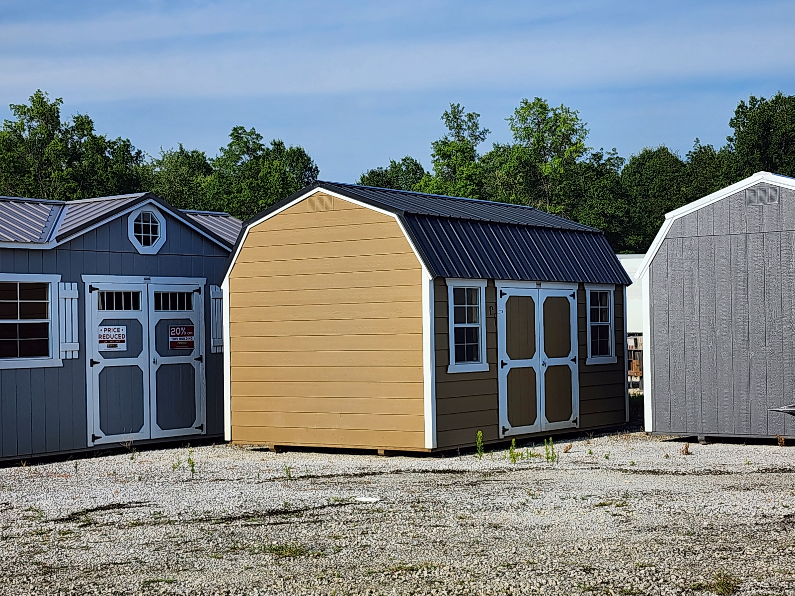 10' x 16' ( Carrollton) Lofted Barn Shed 10x16 Horizontal Lap Siding for sale in Canton, OH