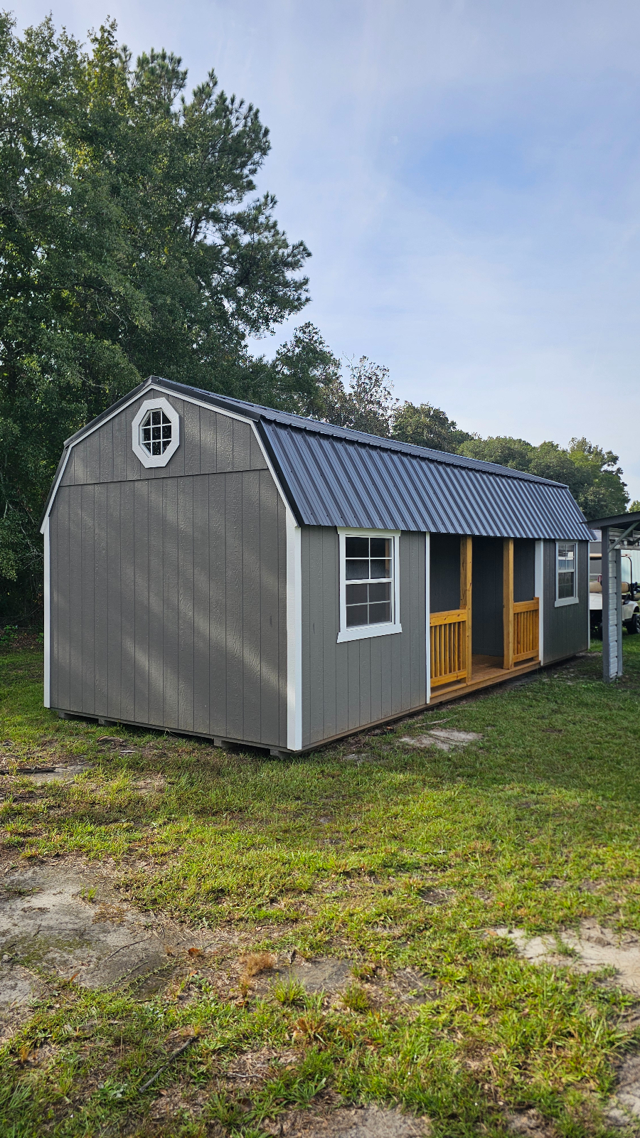 12' x 28' 12'×28' Center Porch Lofted Barn for sale in Bonneau, SC