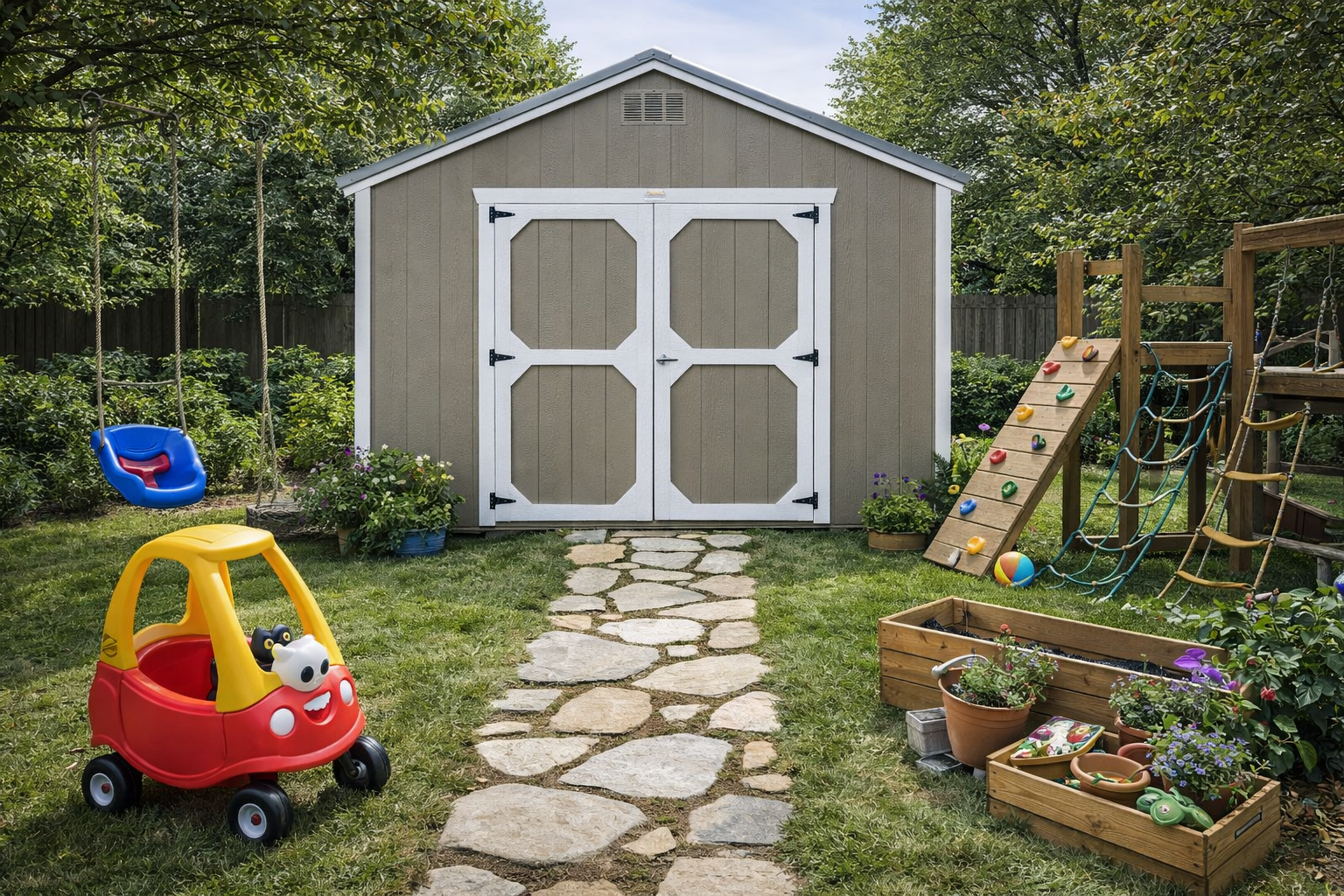 10' x 12' Neutral Backyard Storage Ready for Your Creative Juices! for sale in Manchester, IA