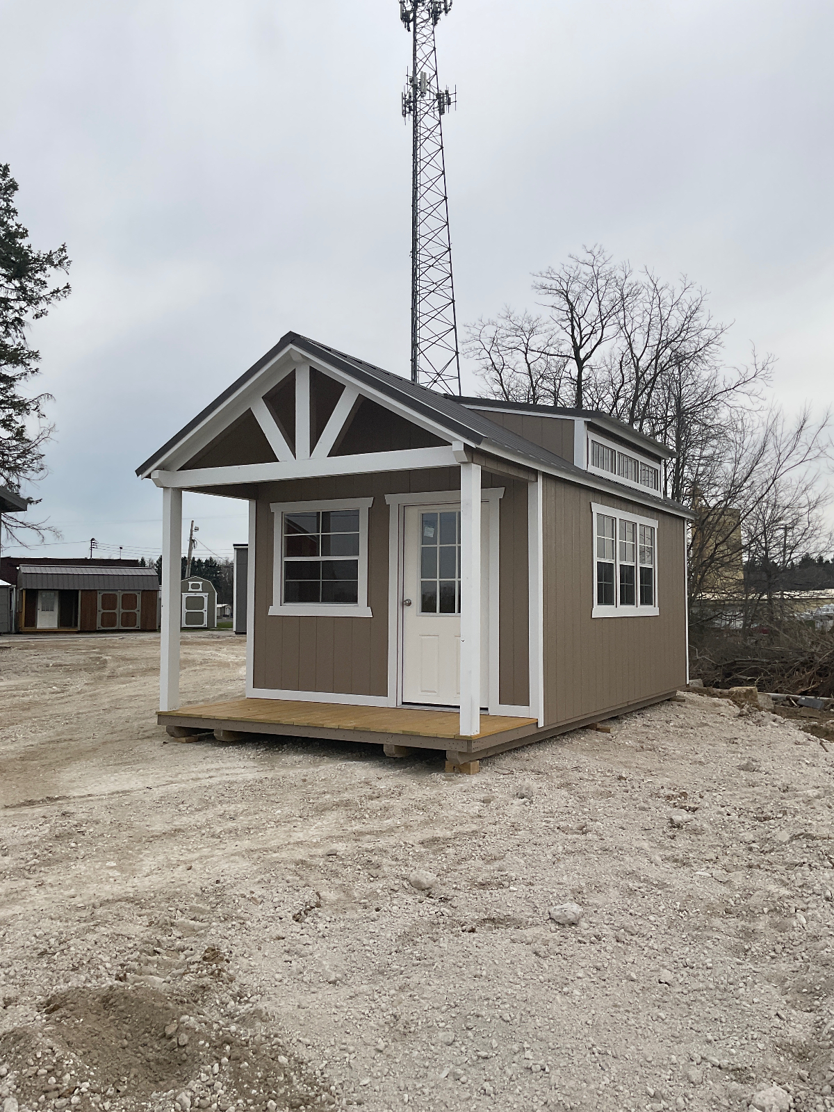 10' x 20' 2026 Utility Shed 10x20 w/ Porch and dormer in Ravenna, OH for sale in Ravenna, OH