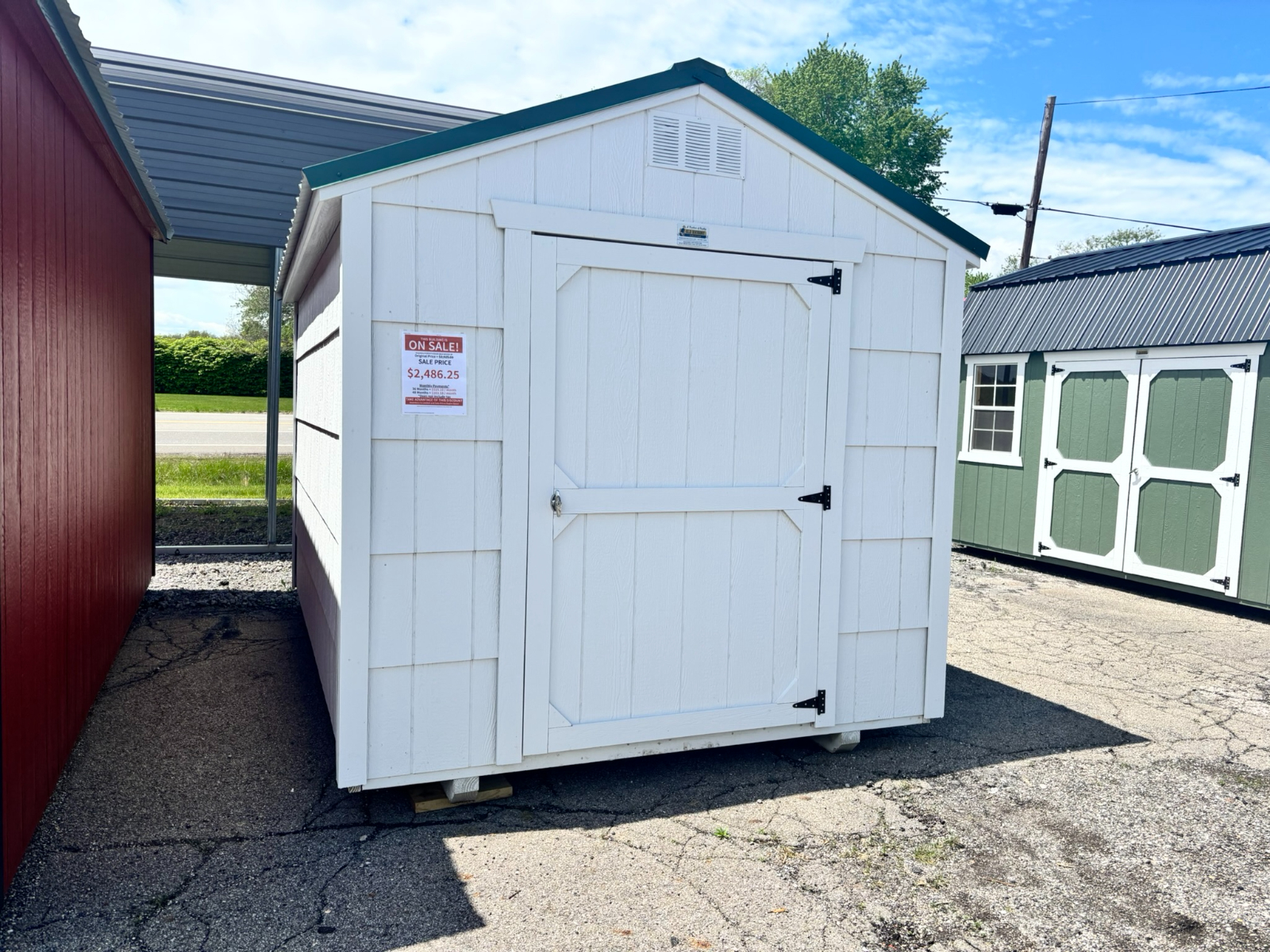 8' x 12' Compact Garden Shed & Tool Storage in Ravenna, OH - Ravenna Structures LLC for sale in Ravenna, OH