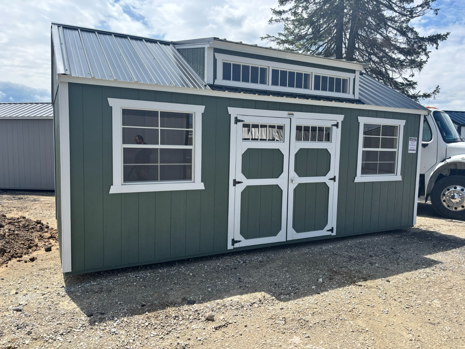 10' x 20' 10x20 A-Frame Utility Shed - Workshop & Equipment Storage in Ravenna, OH for sale in Ravenna, OH