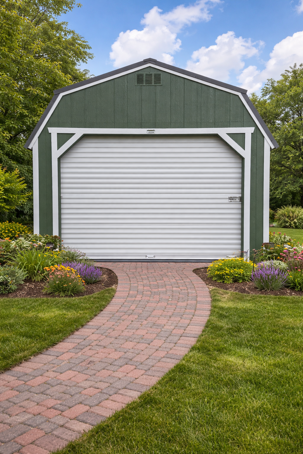 12' x 28' 12 x 28 Lofted Garage Package with 9X7 Garage Door! for sale in Manchester, IA