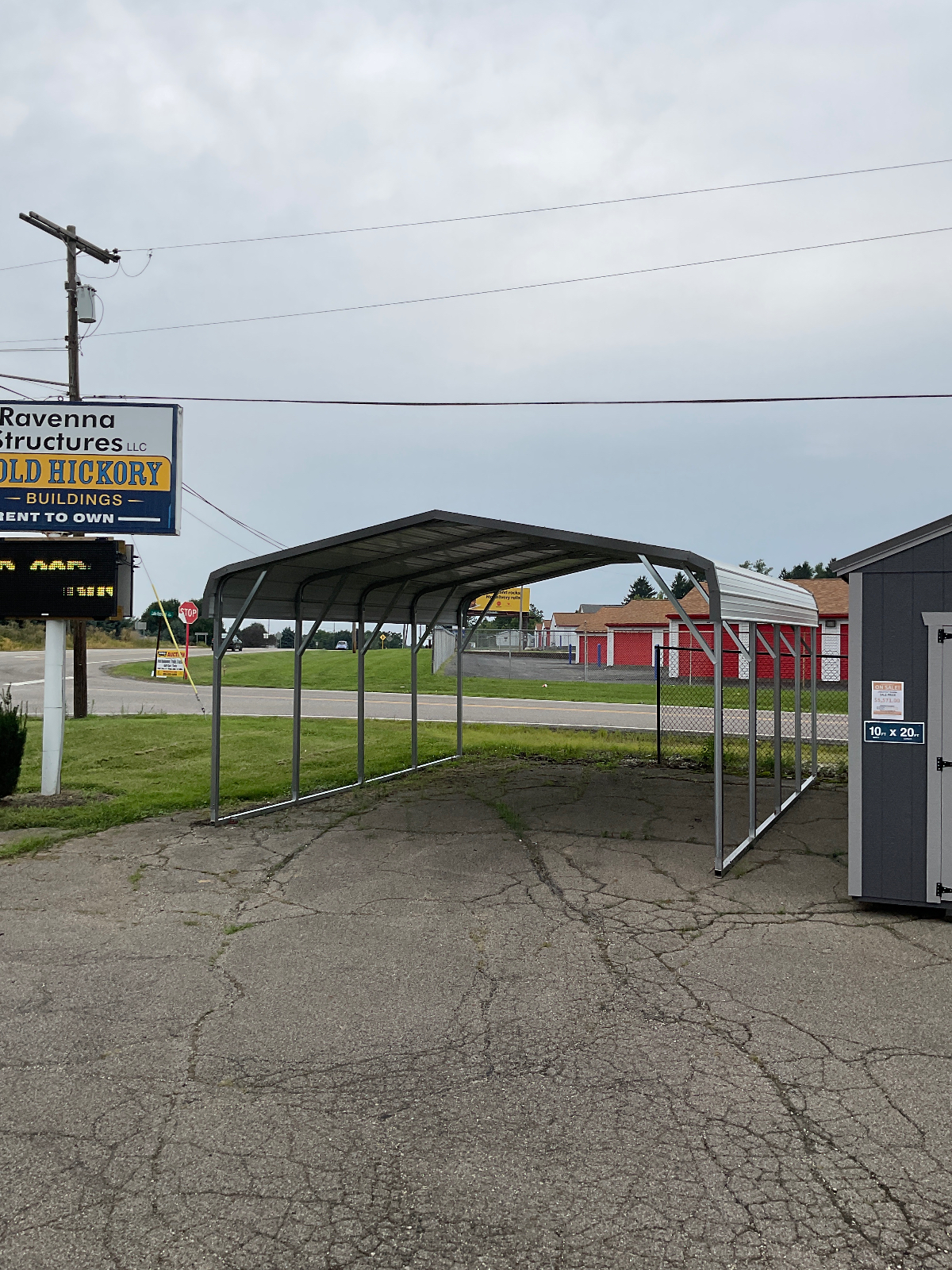 18' x 21'  Carport Storage 18x21 for Vehicle & Equipment in Ravenna, OH for sale in Ravenna, OH