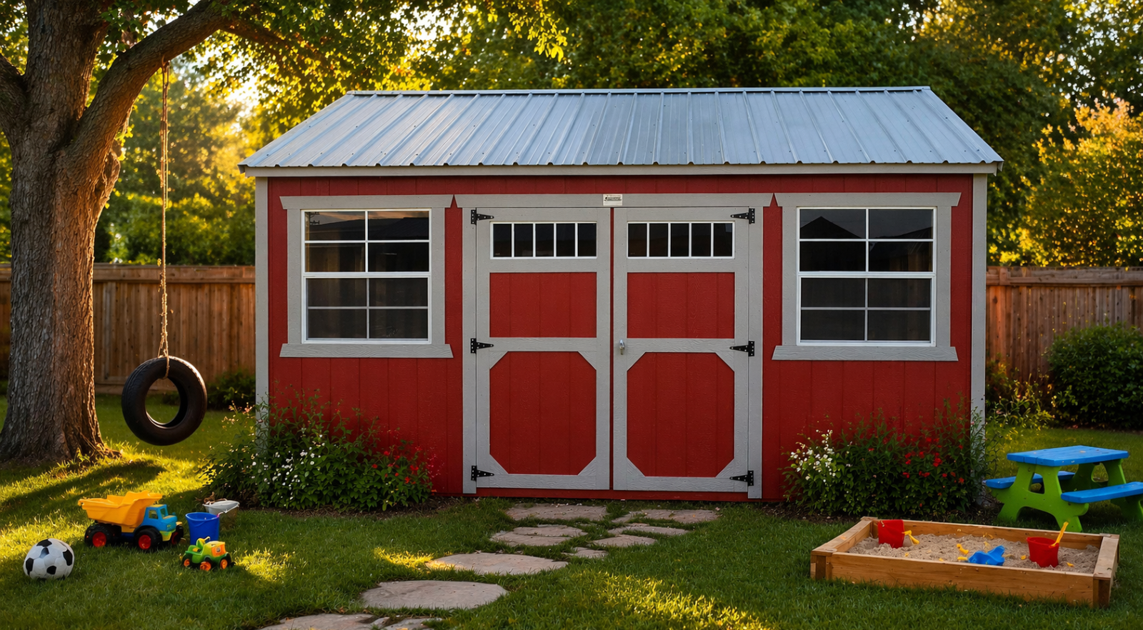 10' x 16' A-Frame 10x16 Shed: Workshop & Equipment Storage in Fairfax, IA for sale in Fairfax, IA