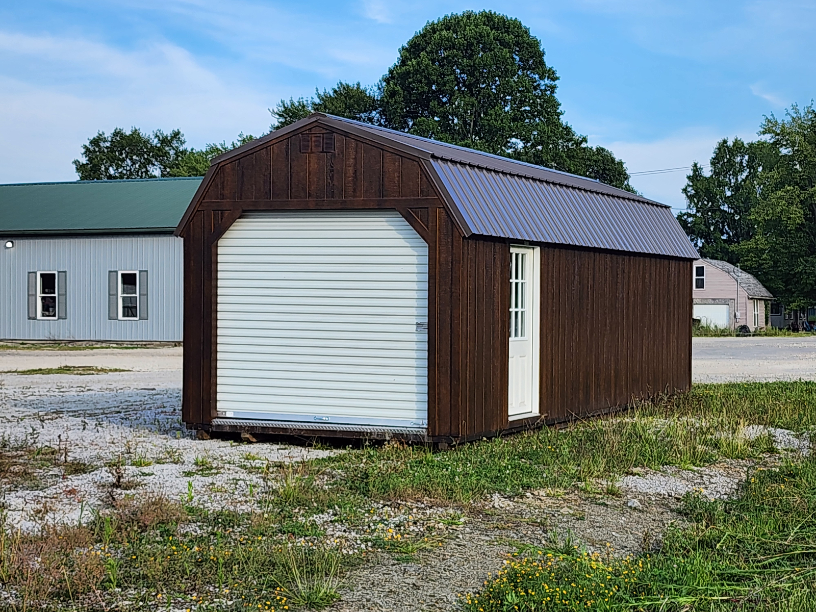 10' x 28' (Carrollton) (Repo) Lofted Barn Garage Package 10x28 Double 3/4" Floor for sale in Canton, OH