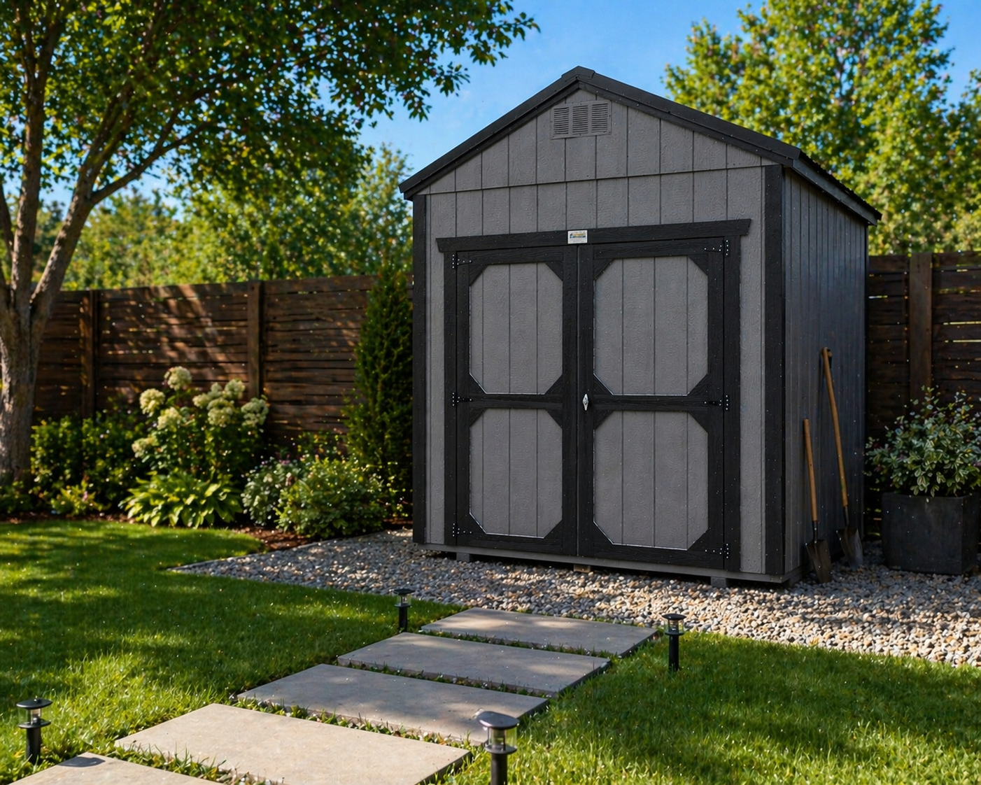 8' x 12' Dark and Moody Backyard Storage for sale in Manchester, IA