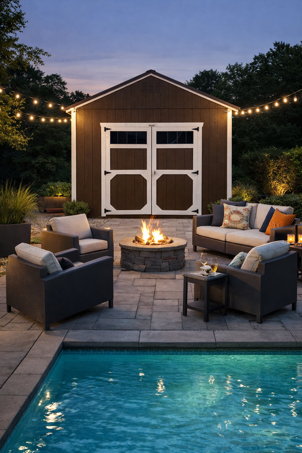 10' x 20' Deep Dark Brown with Black Windows - Modern and In Touch! for sale in Manchester, IA