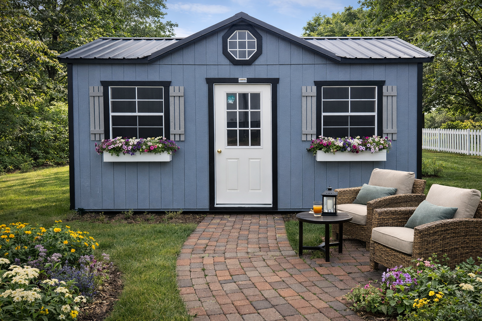 10' x 20' Gable Dormer Shed - She Shed Style for sale in Manchester, IA