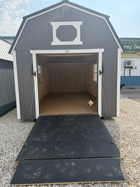 10' x 20' Gambrel Garage with Drop Down Ramp in Manchester, IA - Easy Access Storage 10x20 for sale in Manchester, IA