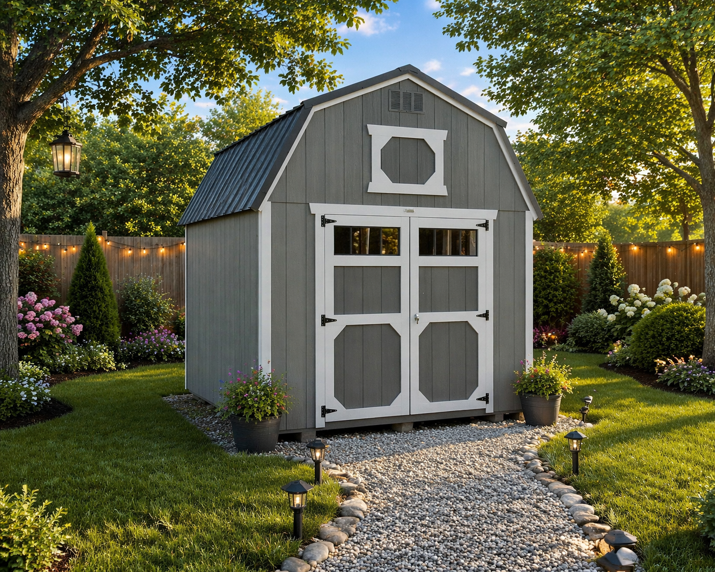 10' x 12' Gambrel Storage Shed 10x12 - Versatile Tool Organization in Fairfax, IA for sale in Fairfax, IA